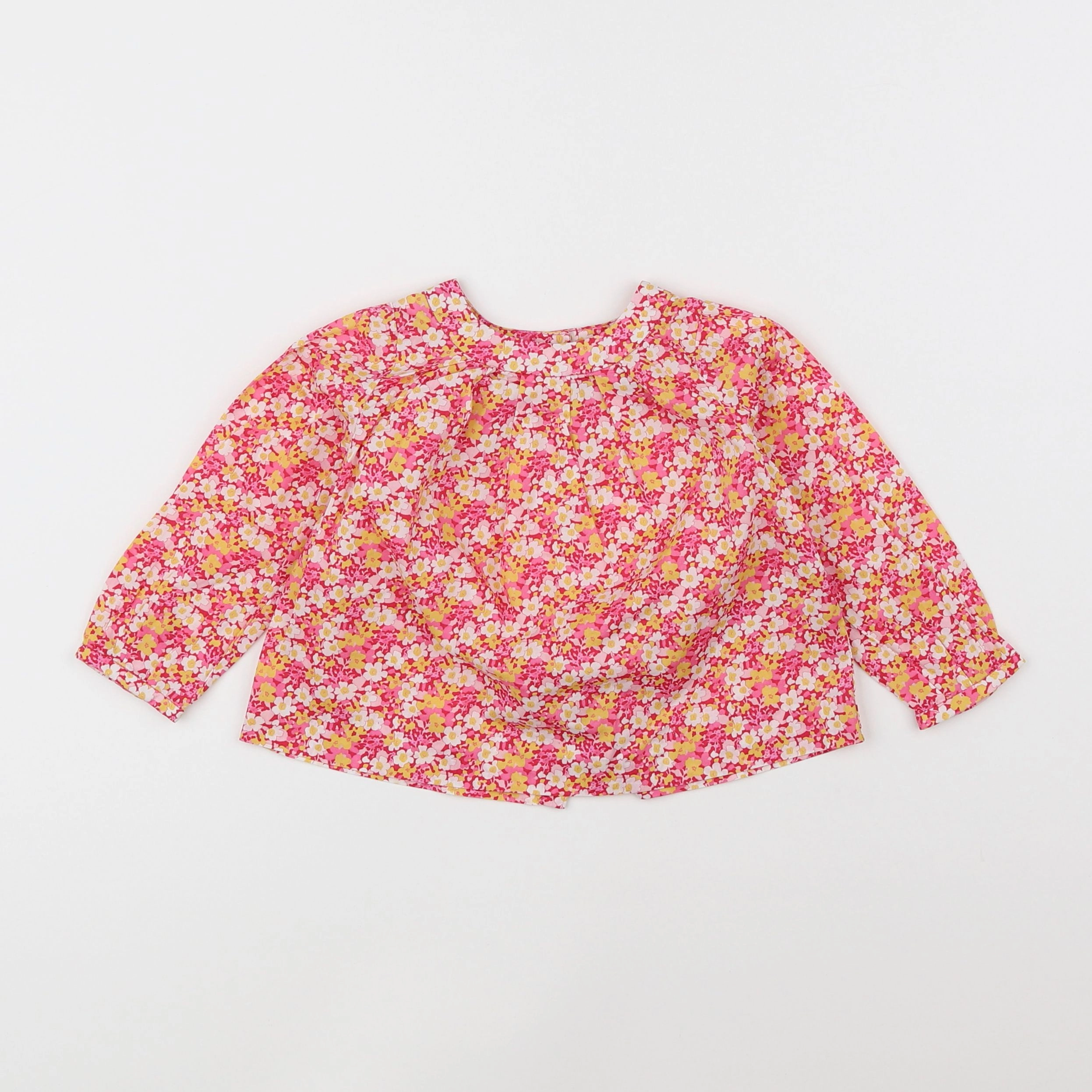 Jacadi - blouse liberty multicolore - 12 mois