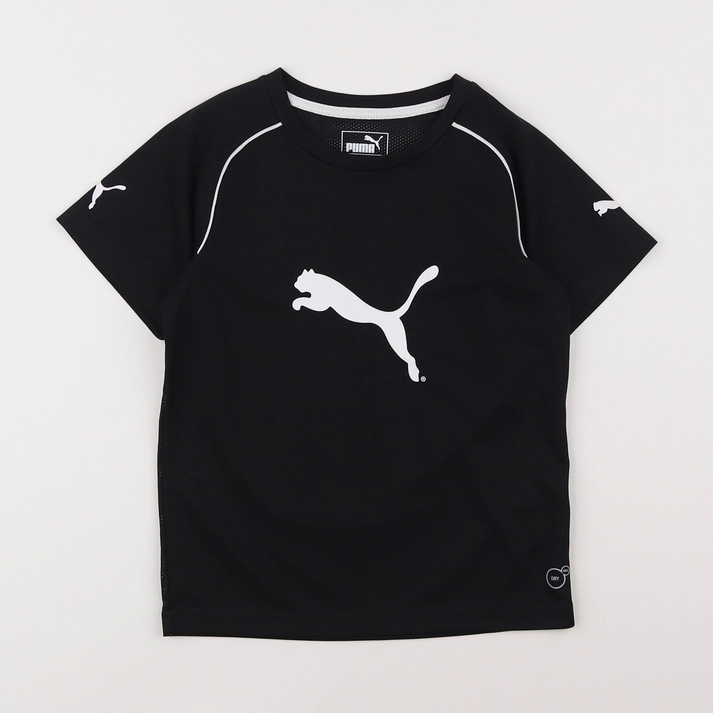 Puma - tee-shirt noir - 5/6 ans