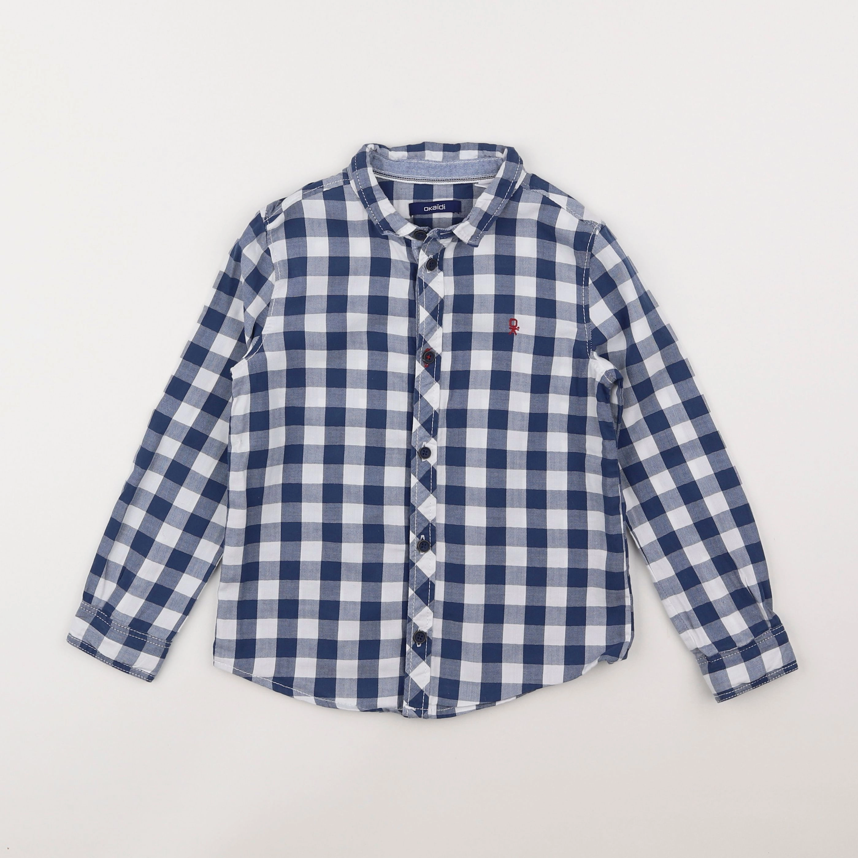 Okaidi - chemise bleu - 5 ans