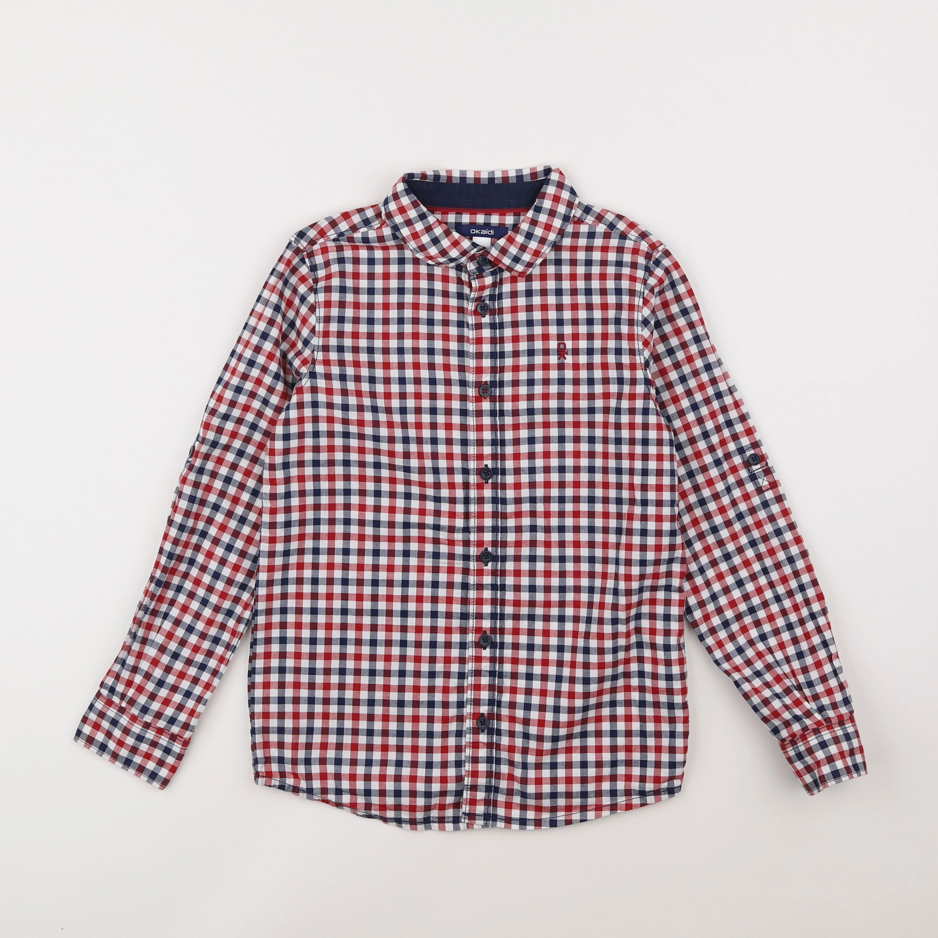 Okaidi - chemise rouge - 8 ans