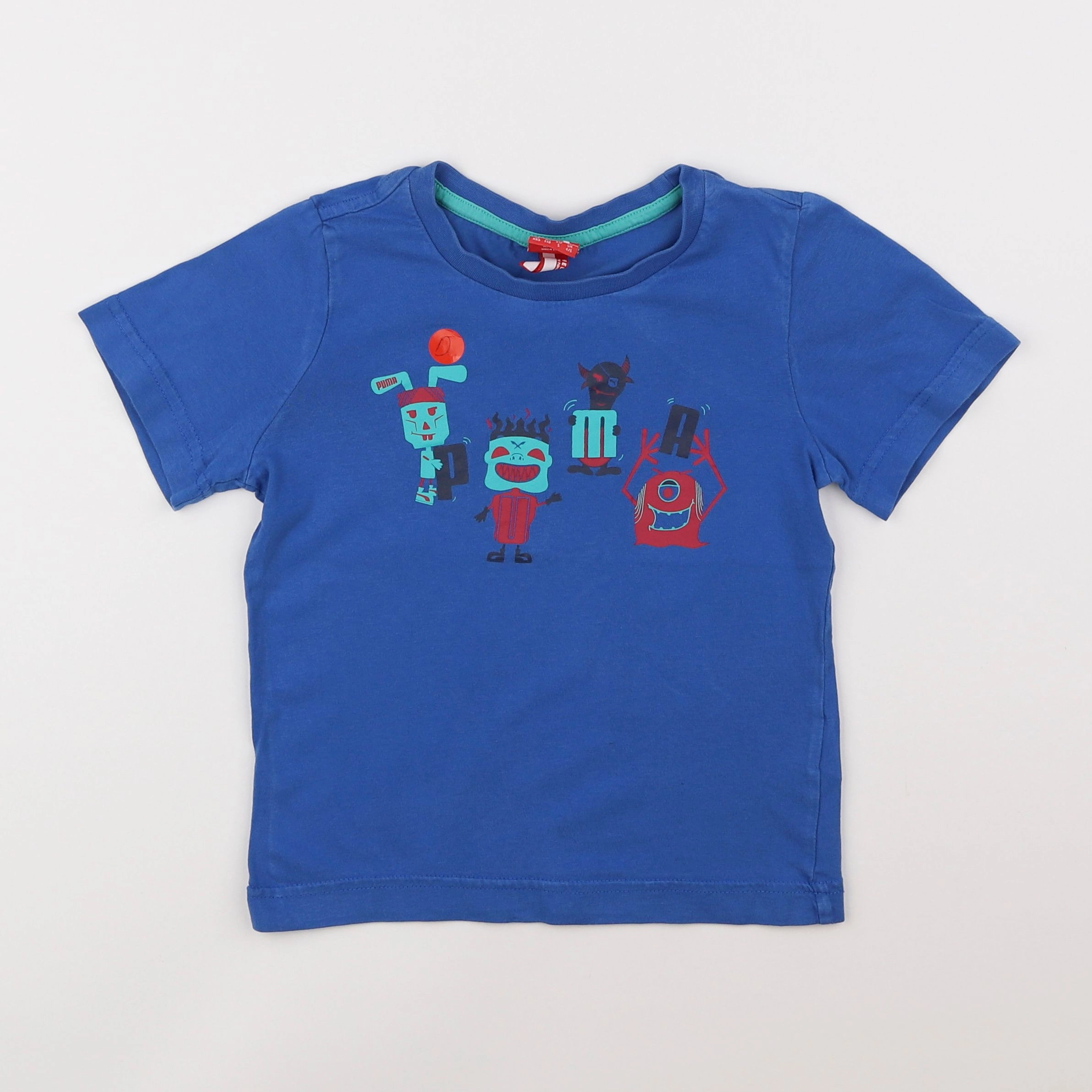 Puma - tee-shirt bleu - 5 ans