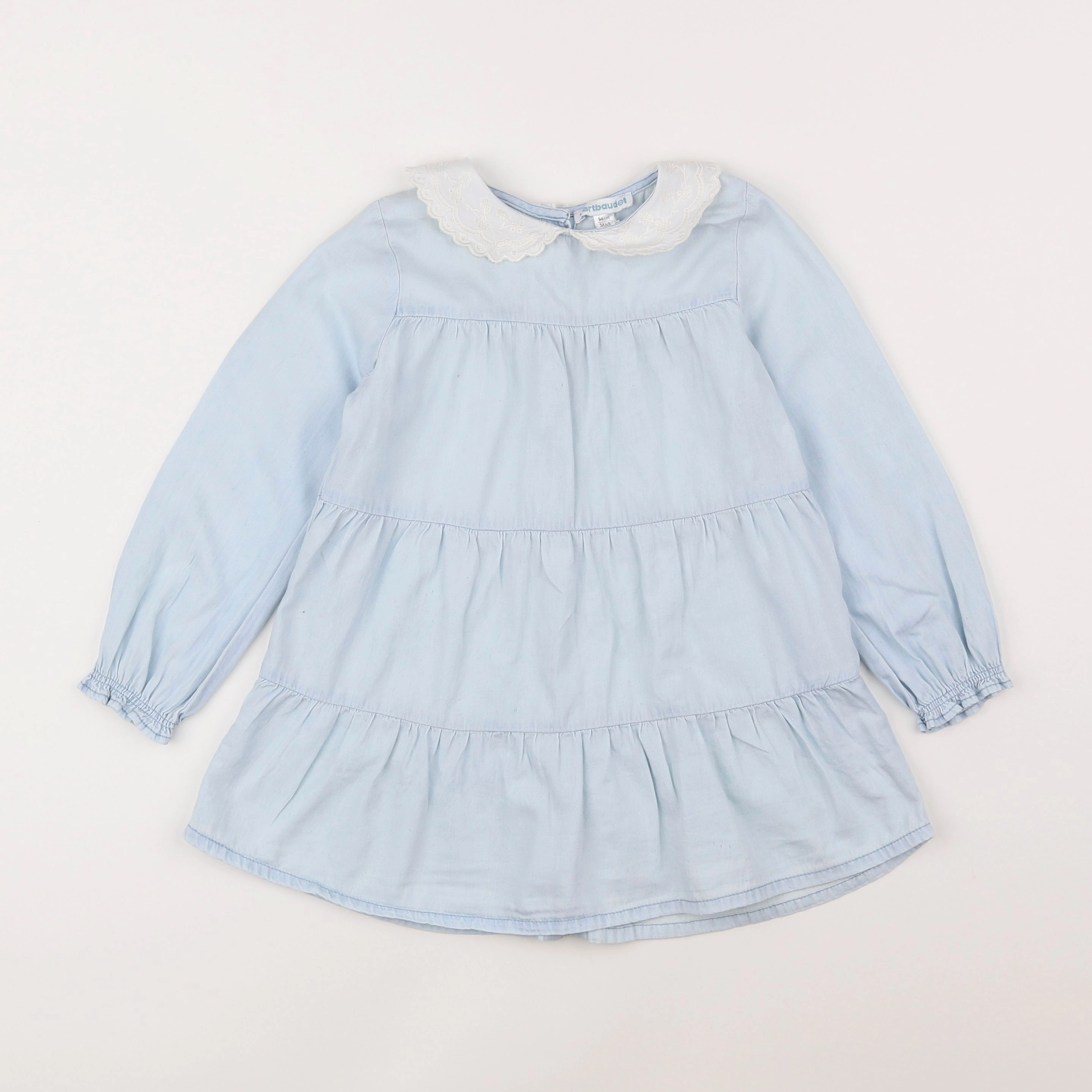 Vertbaudet - robe bleu - 3 ans