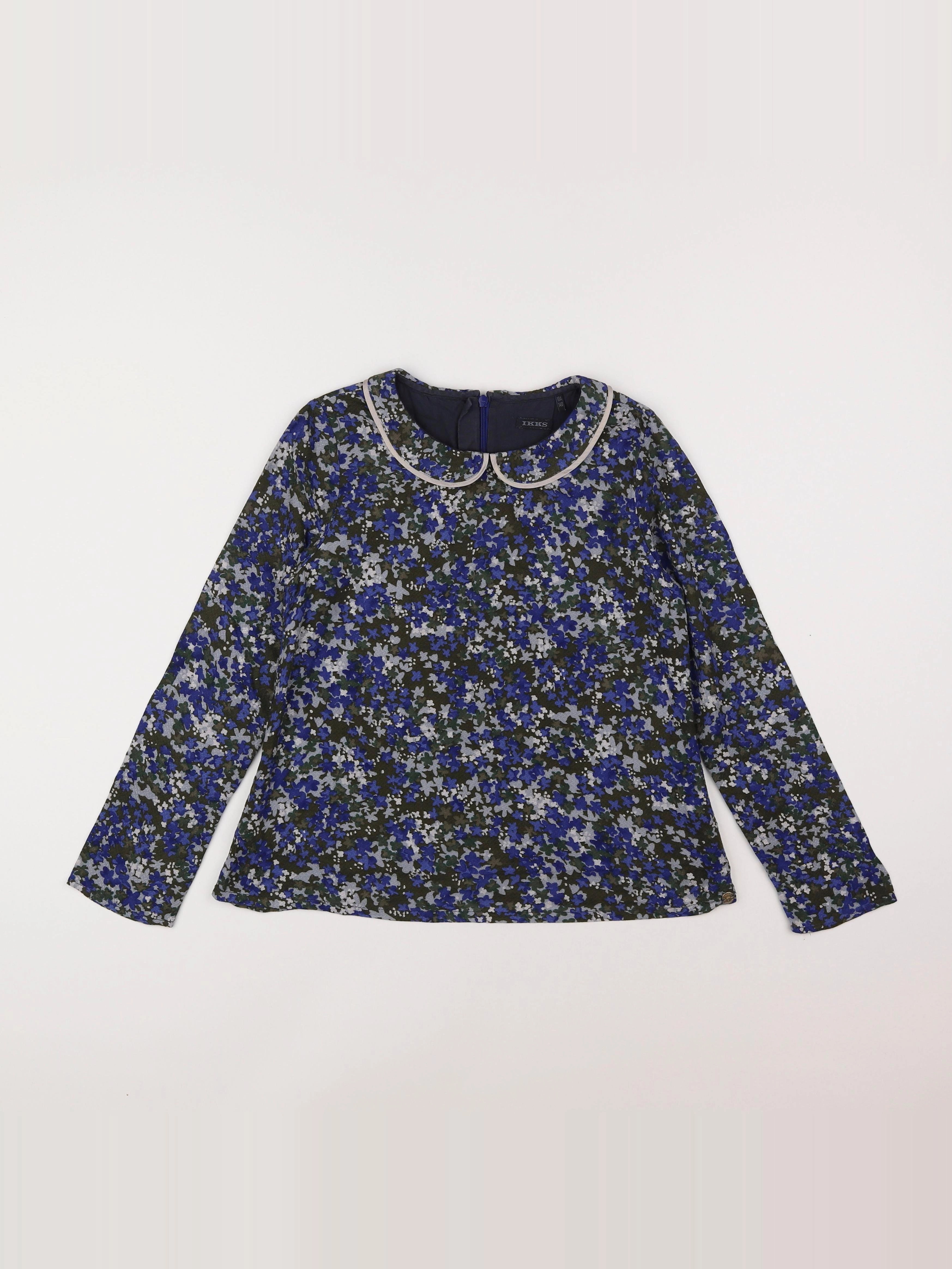 IKKS - blouse bleu - 10 ans