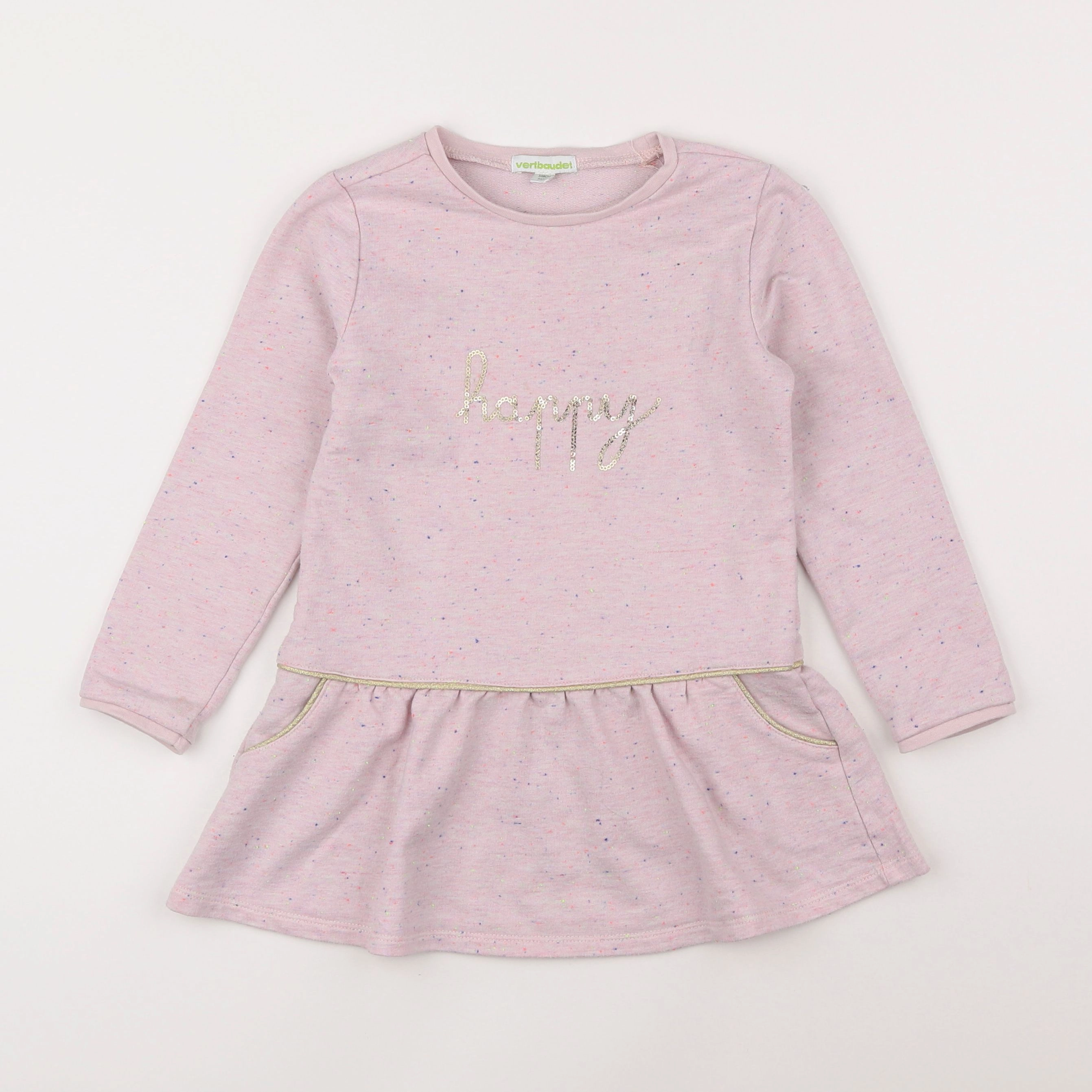 Vertbaudet - robe rose - 5 ans