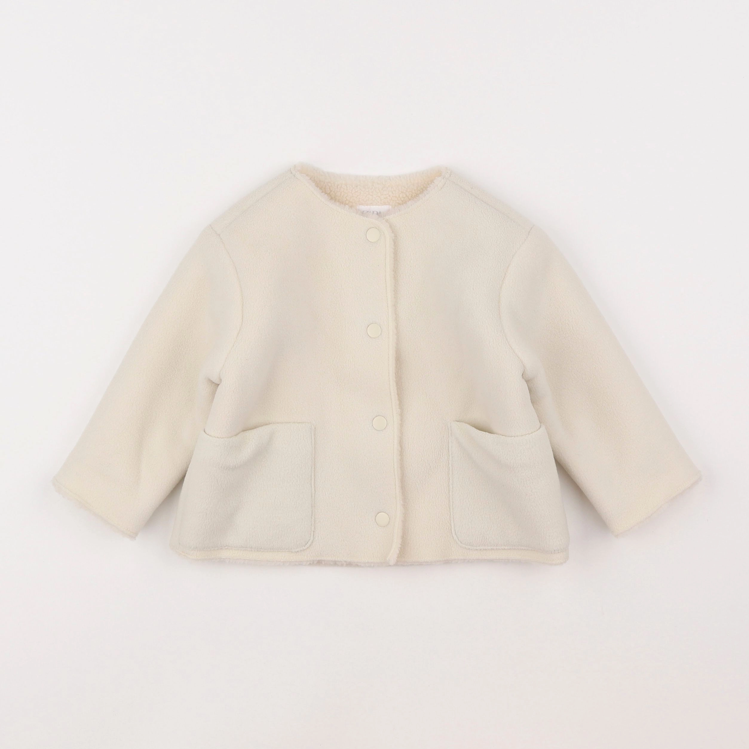 Zara - veste beige - 6/9 mois