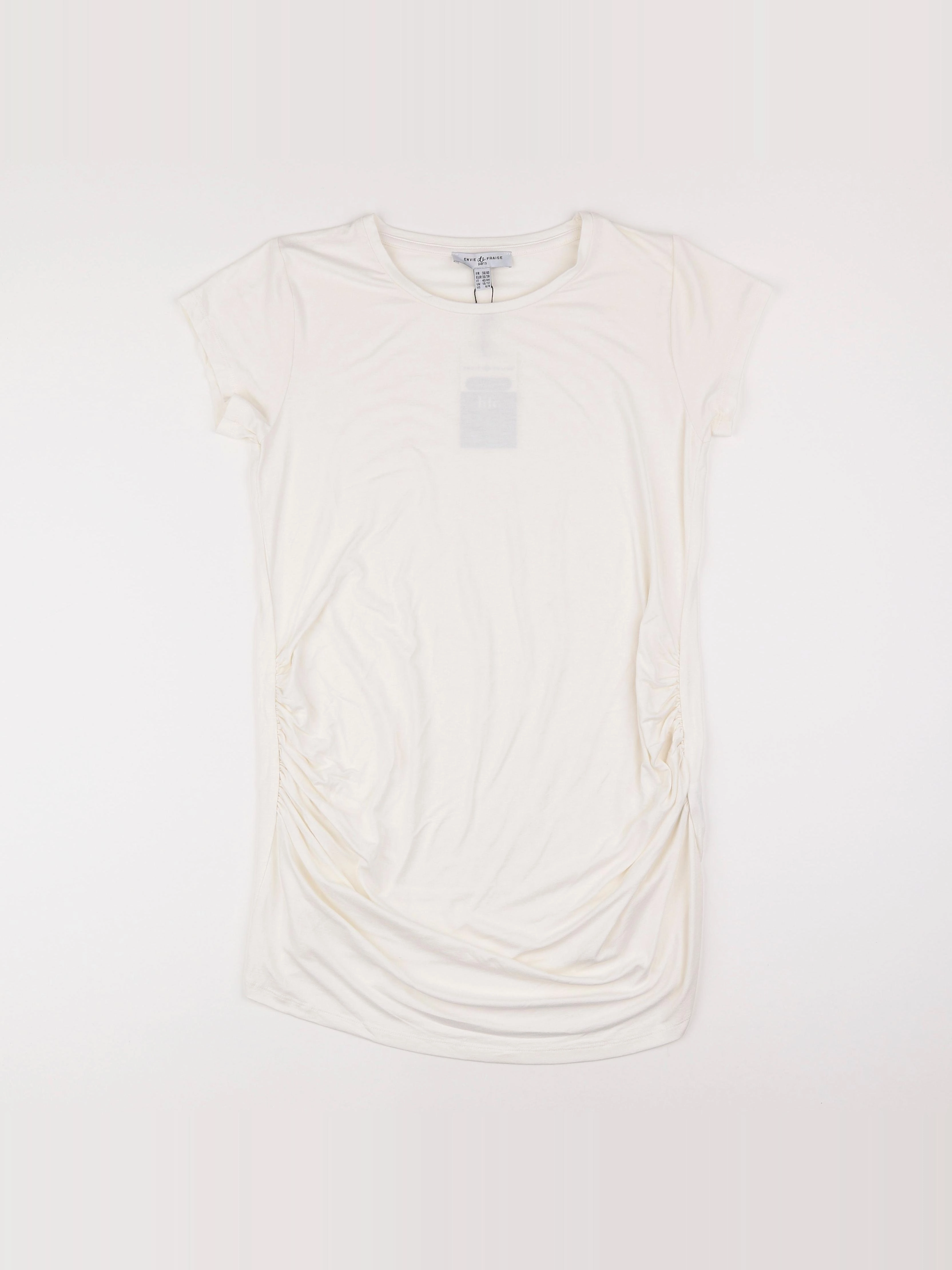 Envie de fraise - tee-shirt grossesse blanc - 38 à 40