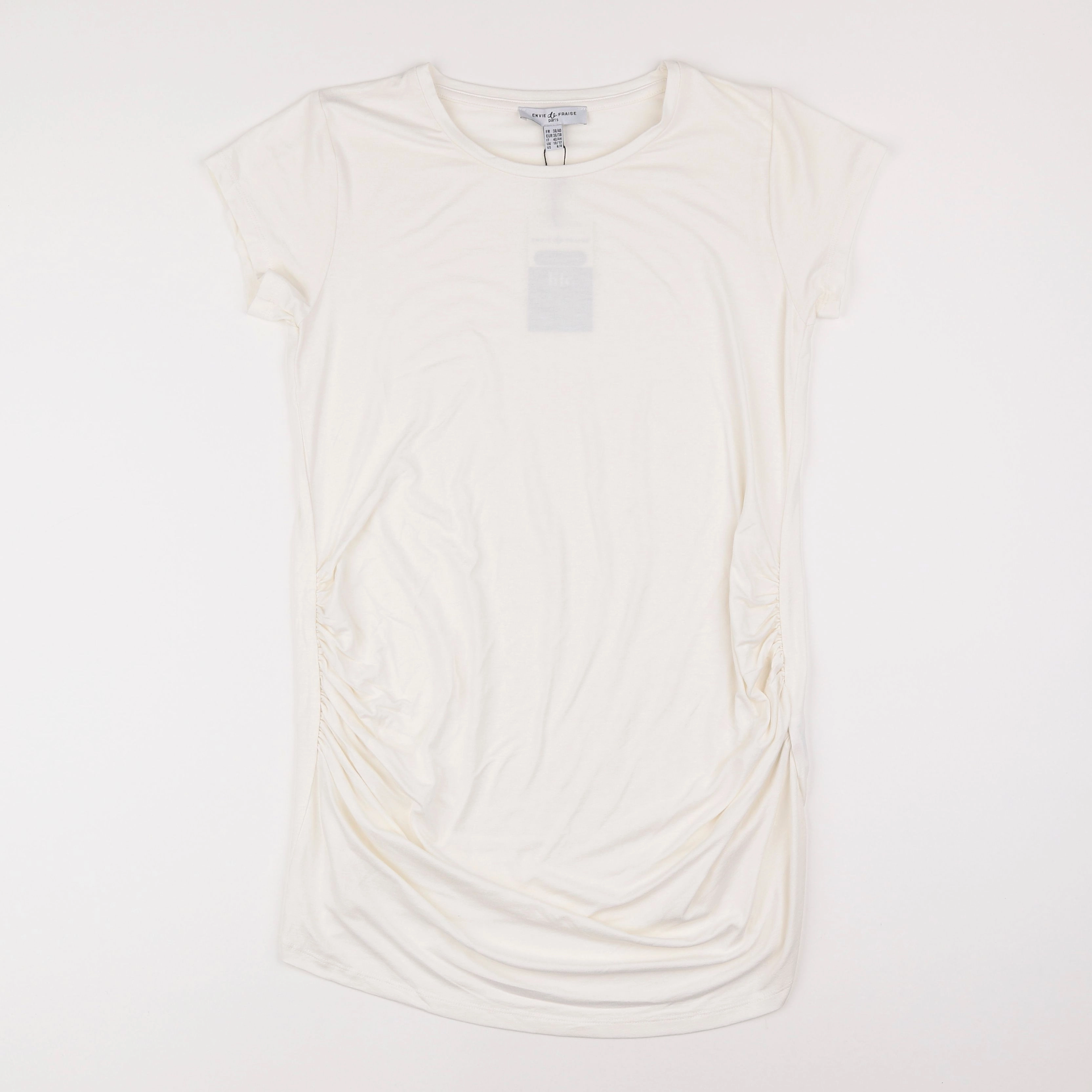 Envie de fraise - tee-shirt grossesse blanc - 38 à 40
