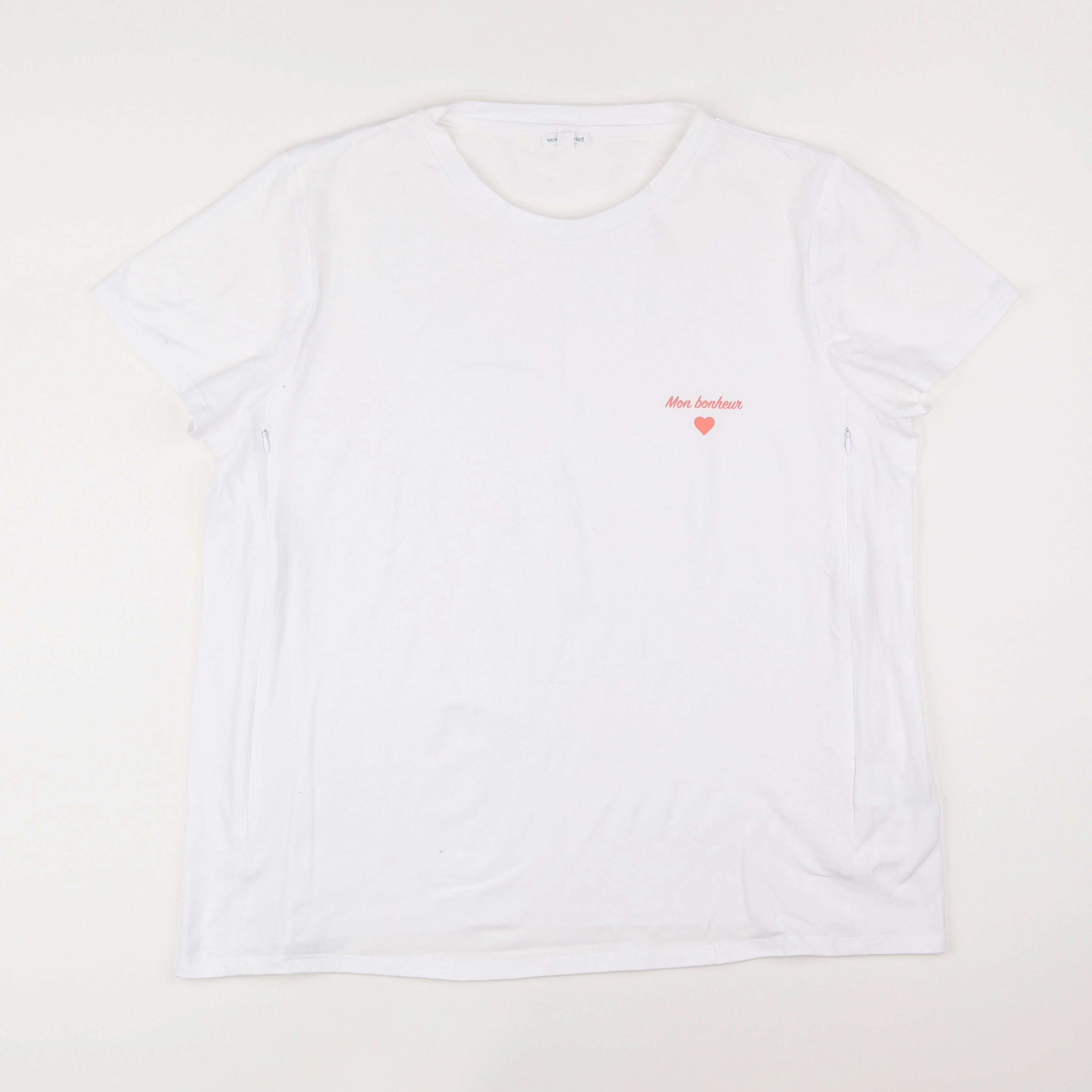 Vertbaudet - tee-shirt grossesse blanc - 46