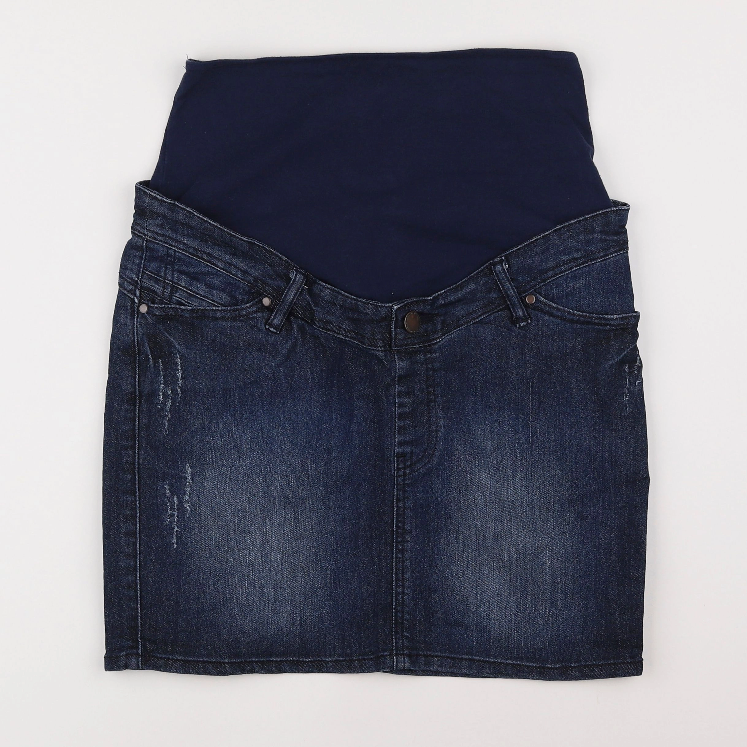Kiabi - jupe grossesse bleu - 36