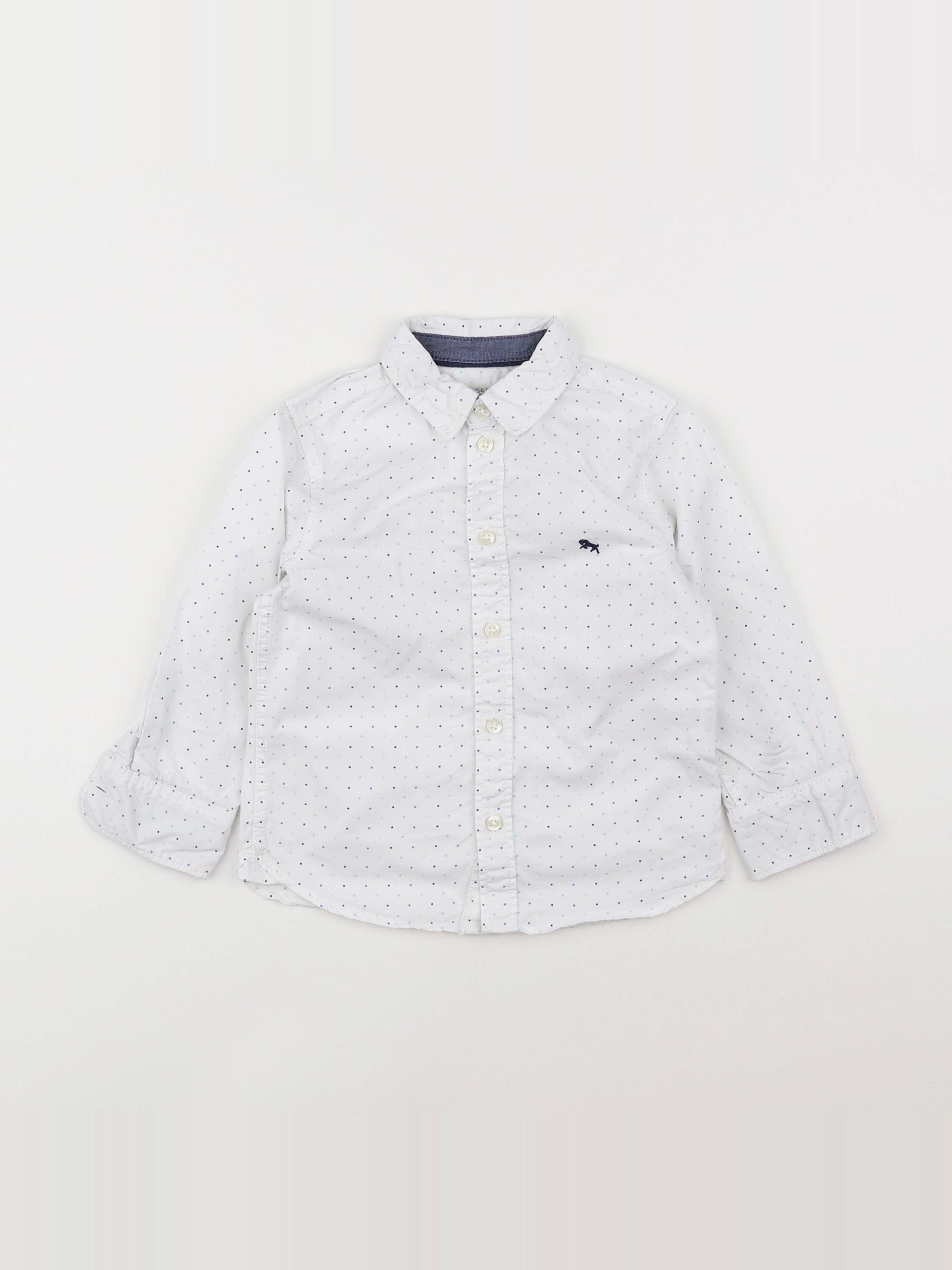H&M - chemise blanc - 18 mois à 2 ans