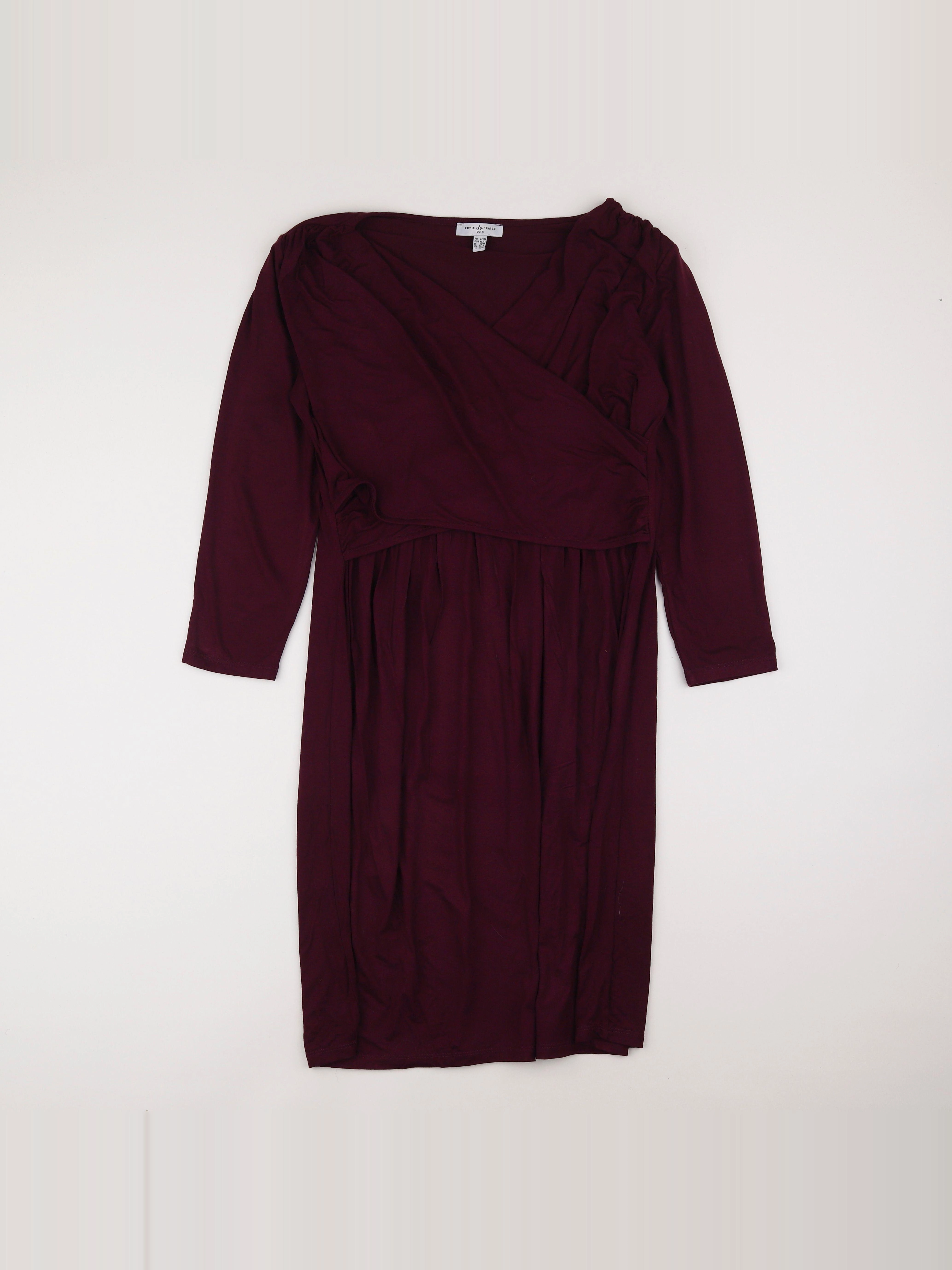 Envie de fraise - robe grossesse rouge - 42 à 44