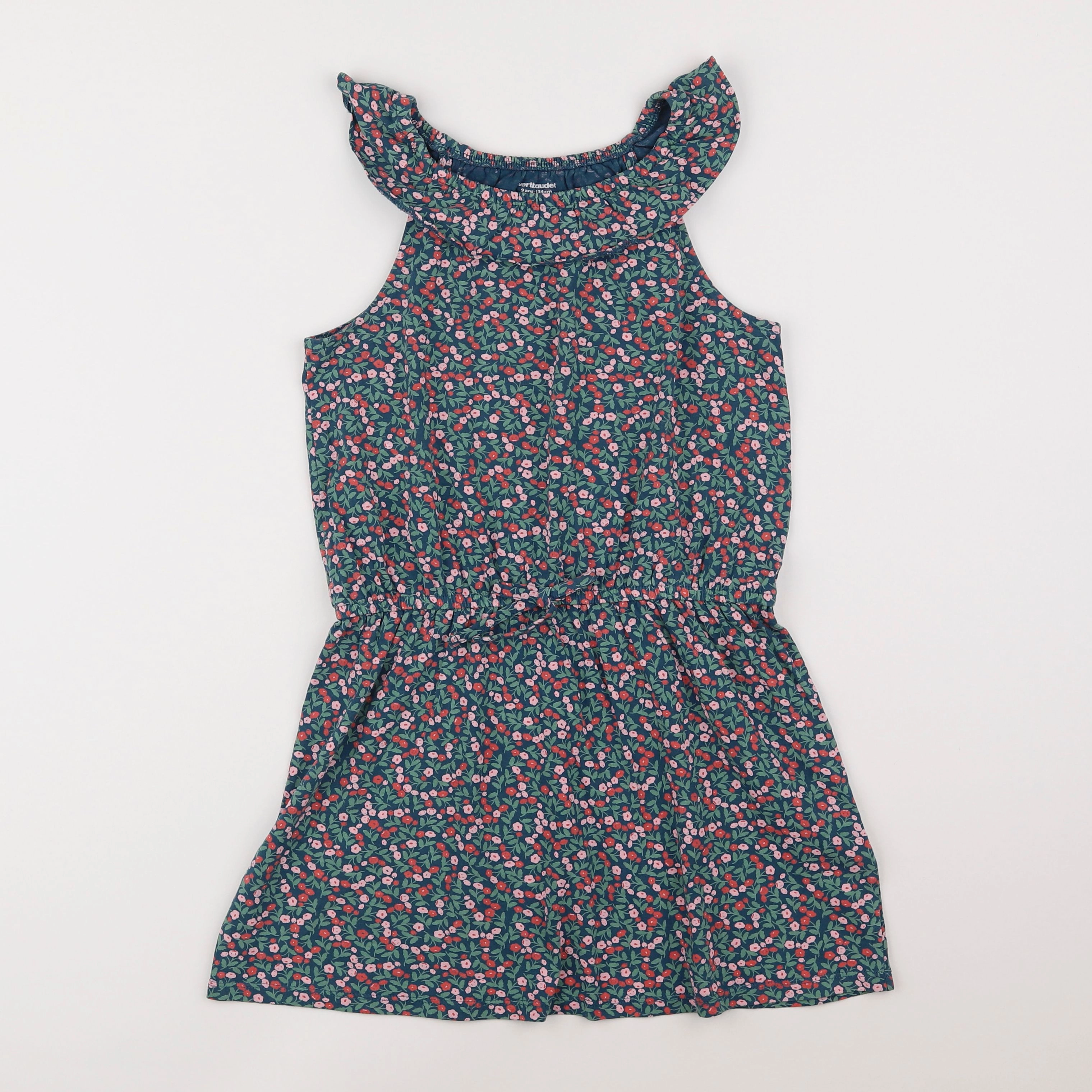 Vertbaudet - robe multicolore - 9 ans