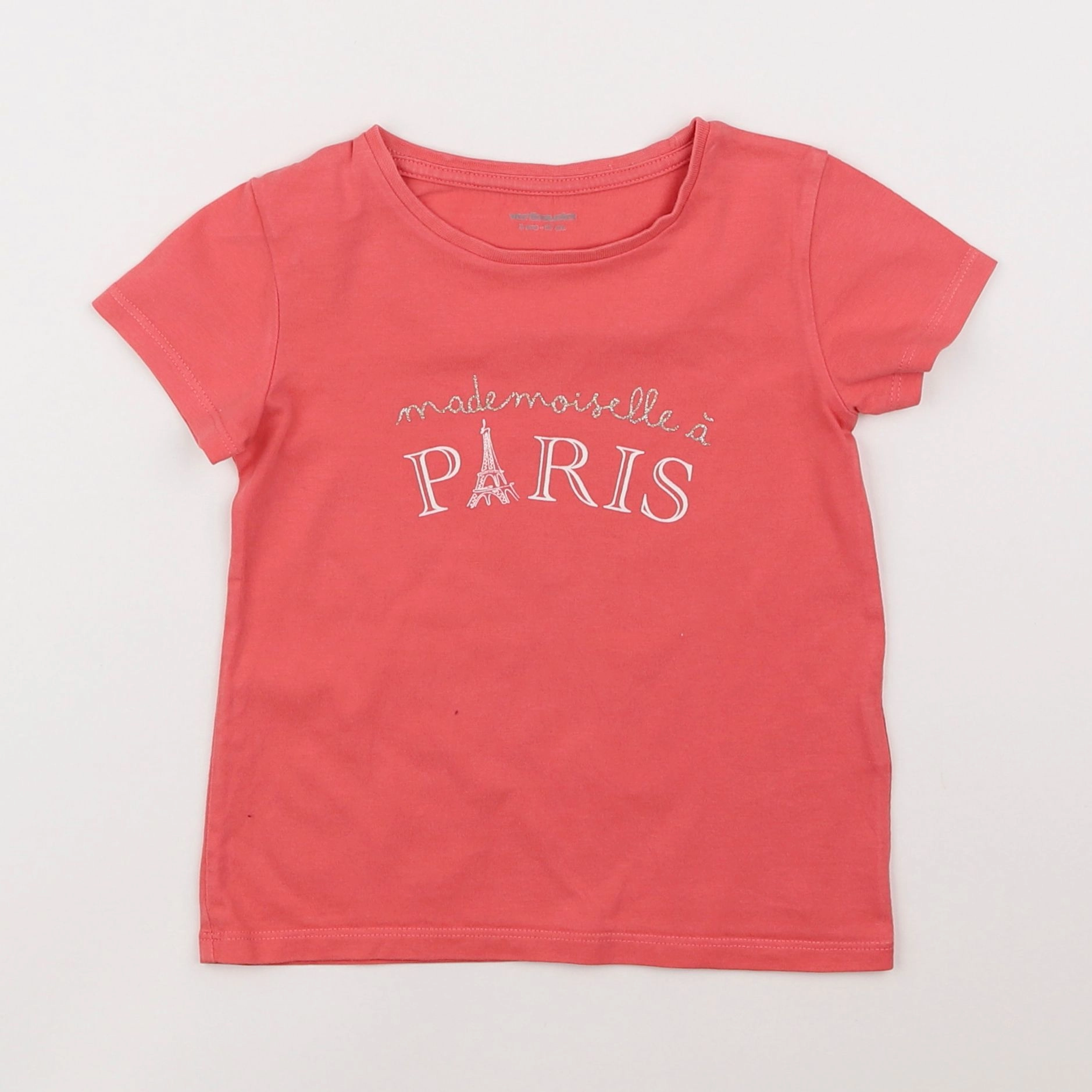 Vertbaudet - tee-shirt orange - 3 ans