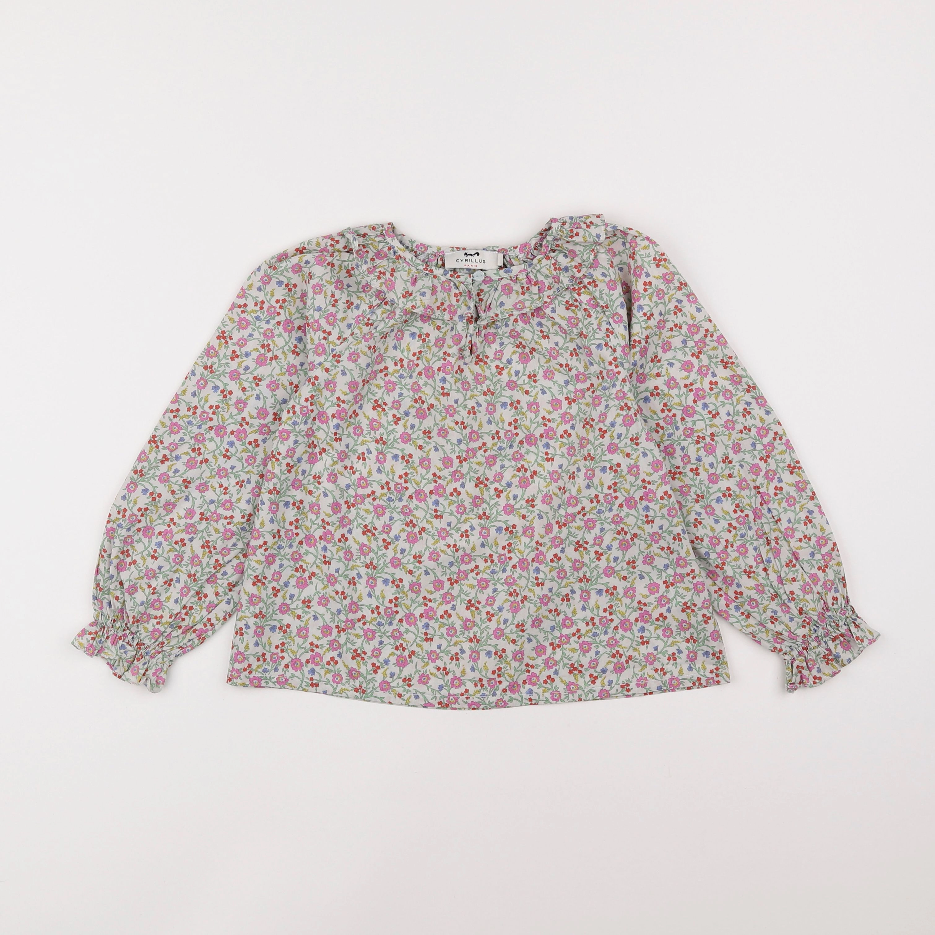 Cyrillus - blouse multicolore - 6 ans