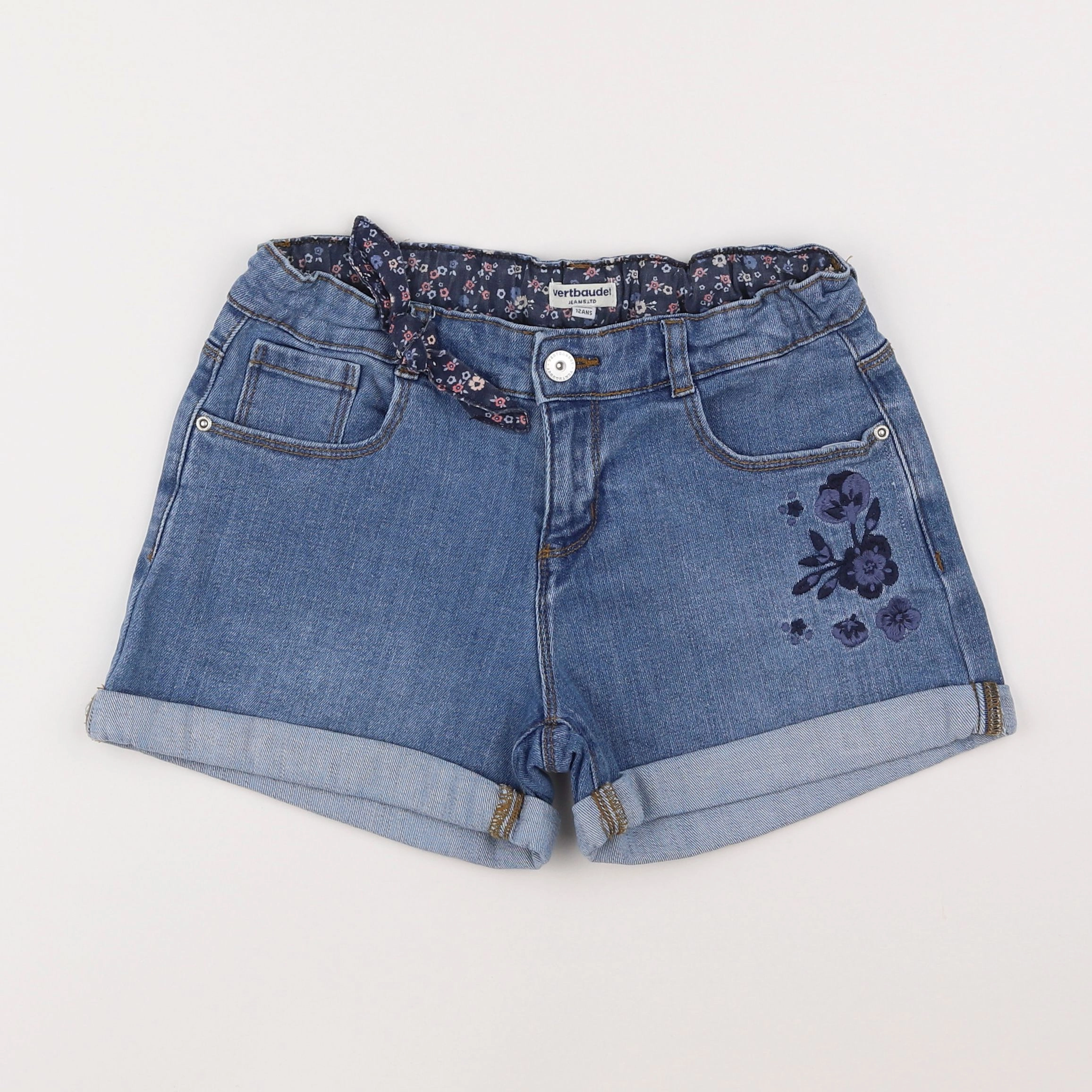 Vertbaudet - short bleu - 12 ans