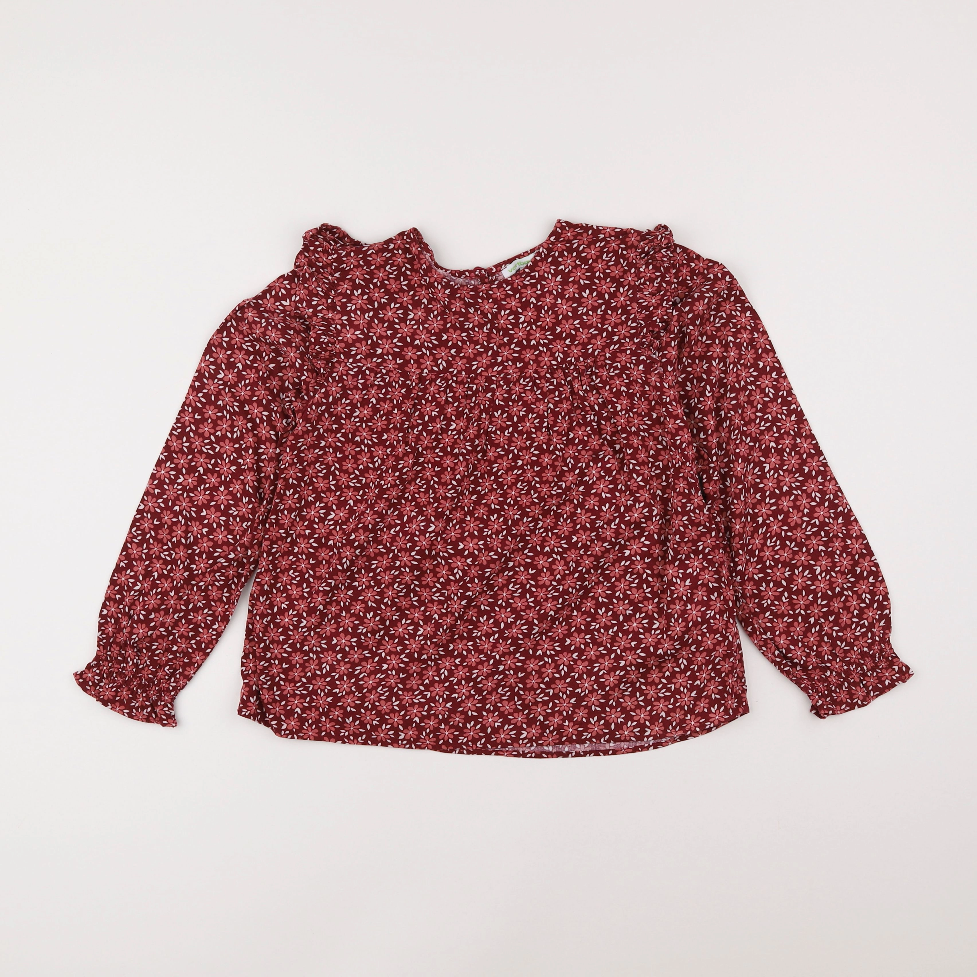 Vertbaudet - blouse rouge - 9 ans