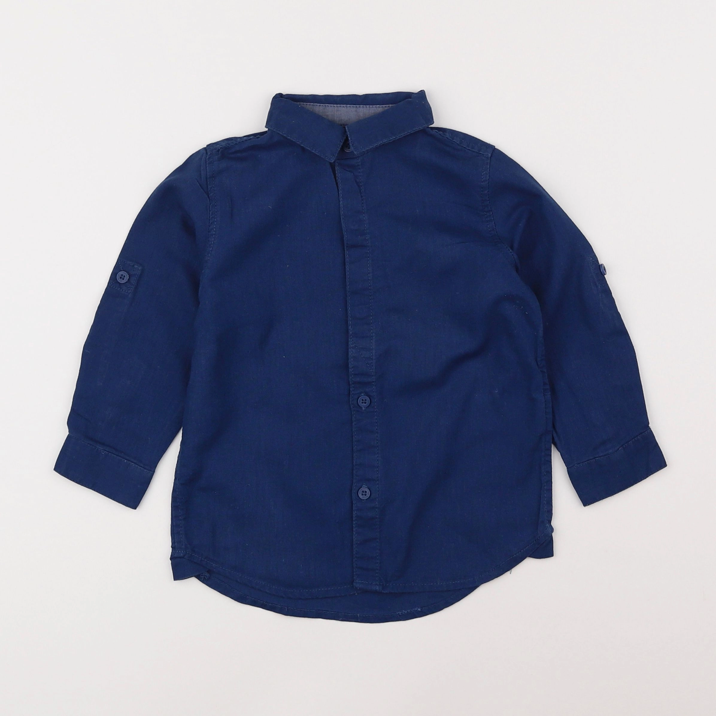 Vertbaudet - chemise bleu - 3 ans