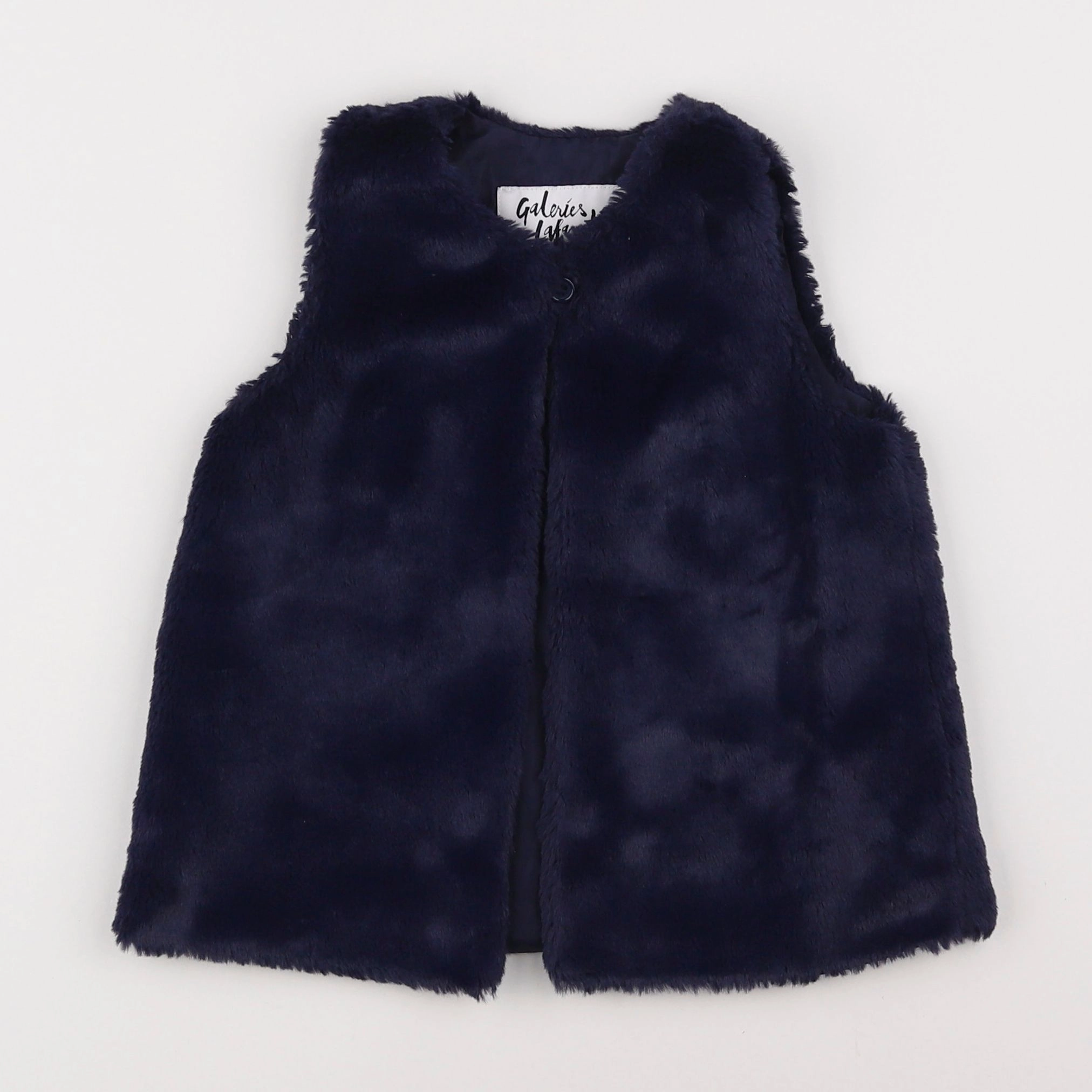 Galeries Lafayette - gilet bleu - 4 ans