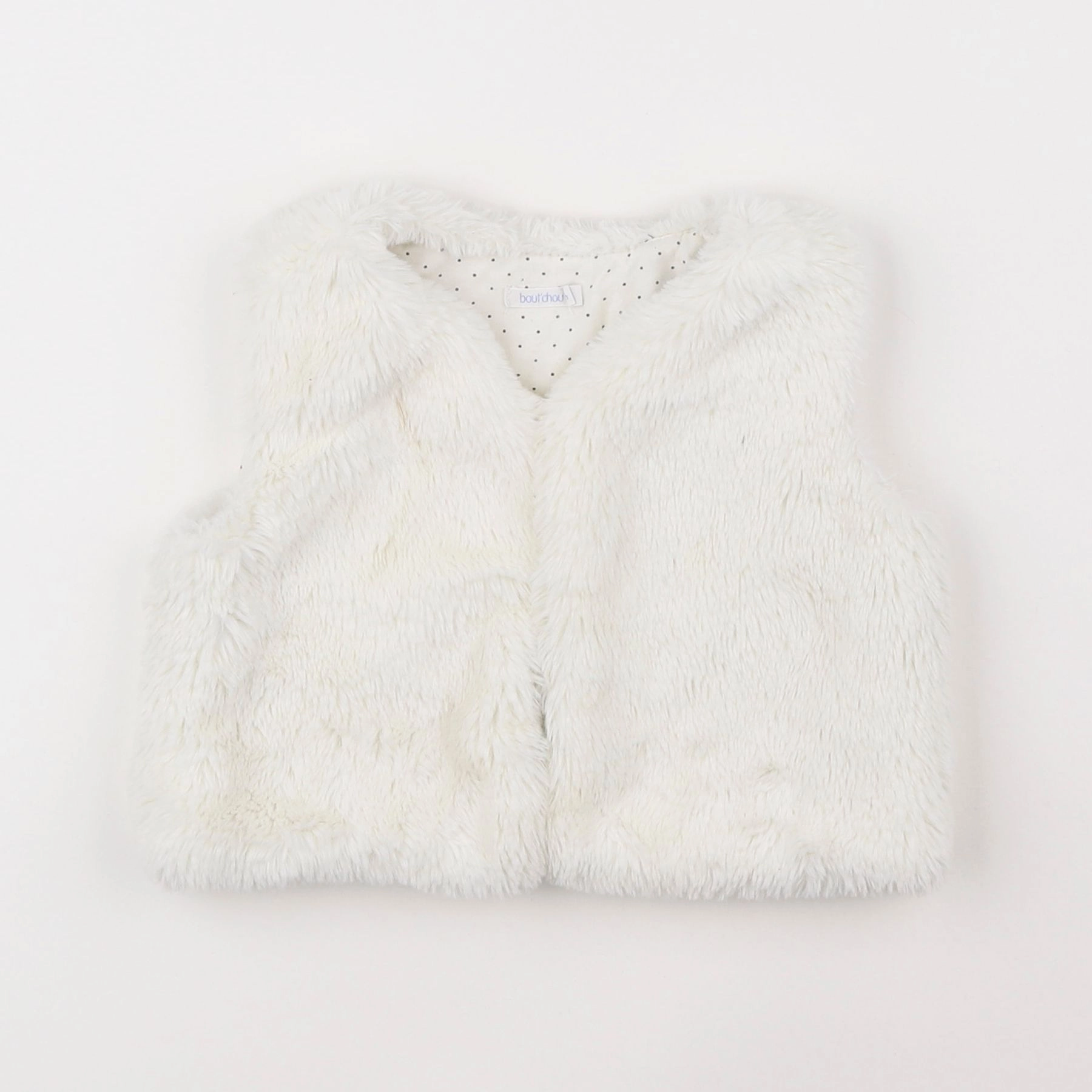 Boutchou - gilet blanc - 2 ans