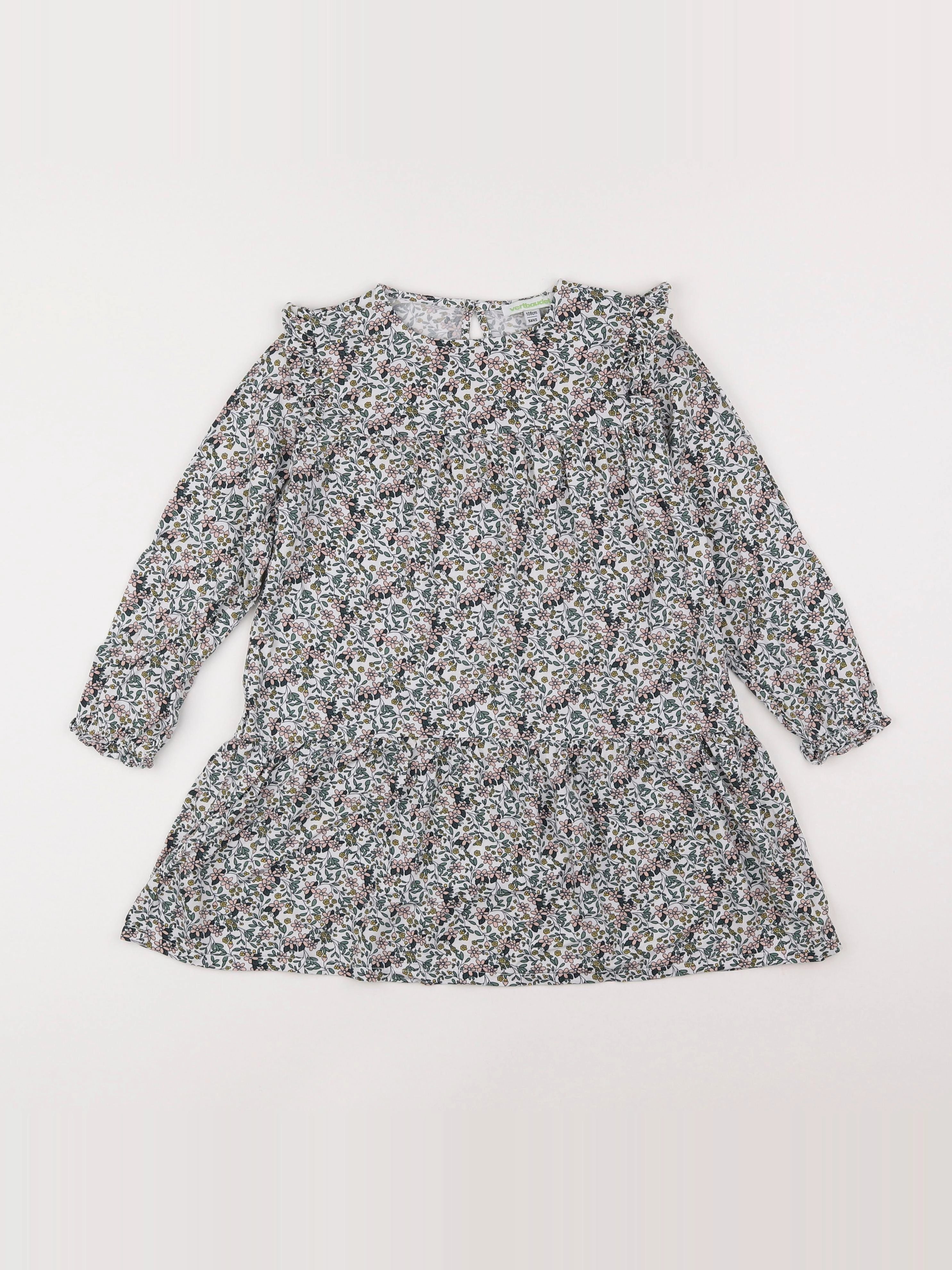 Vertbaudet - robe multicolore - 5 ans
