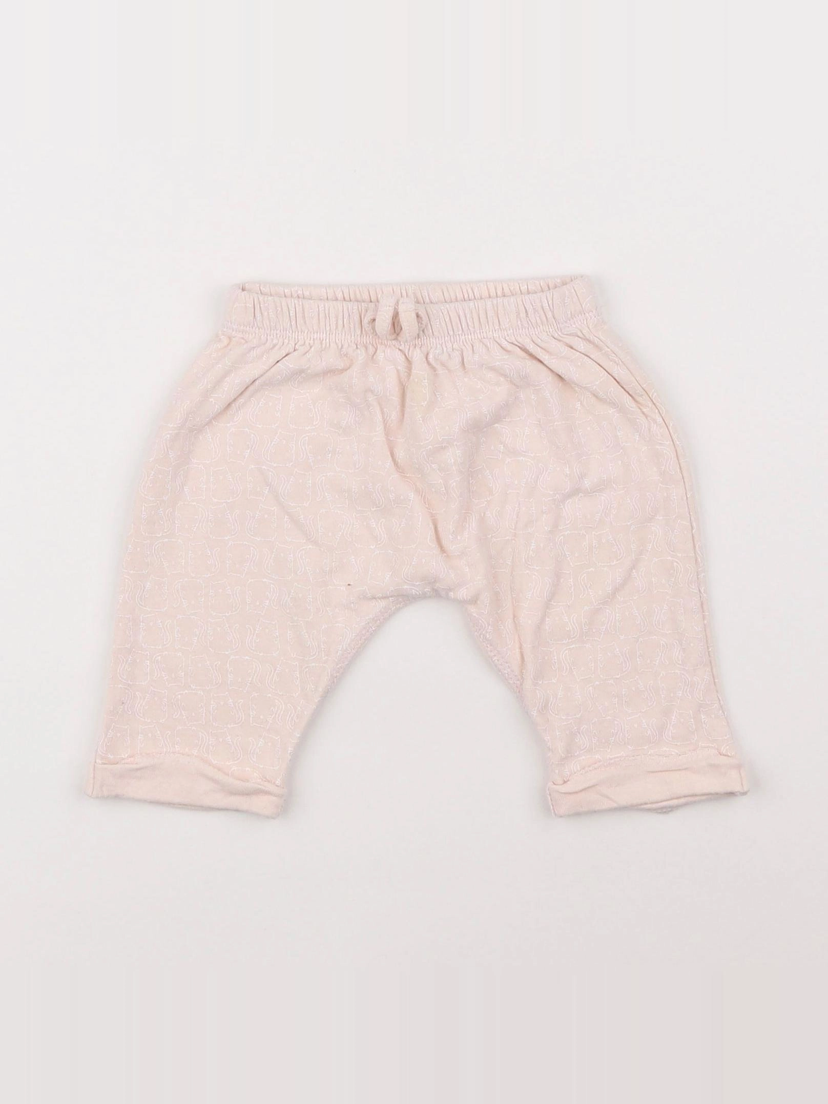 Vertbaudet - sarouel rose - 3 mois