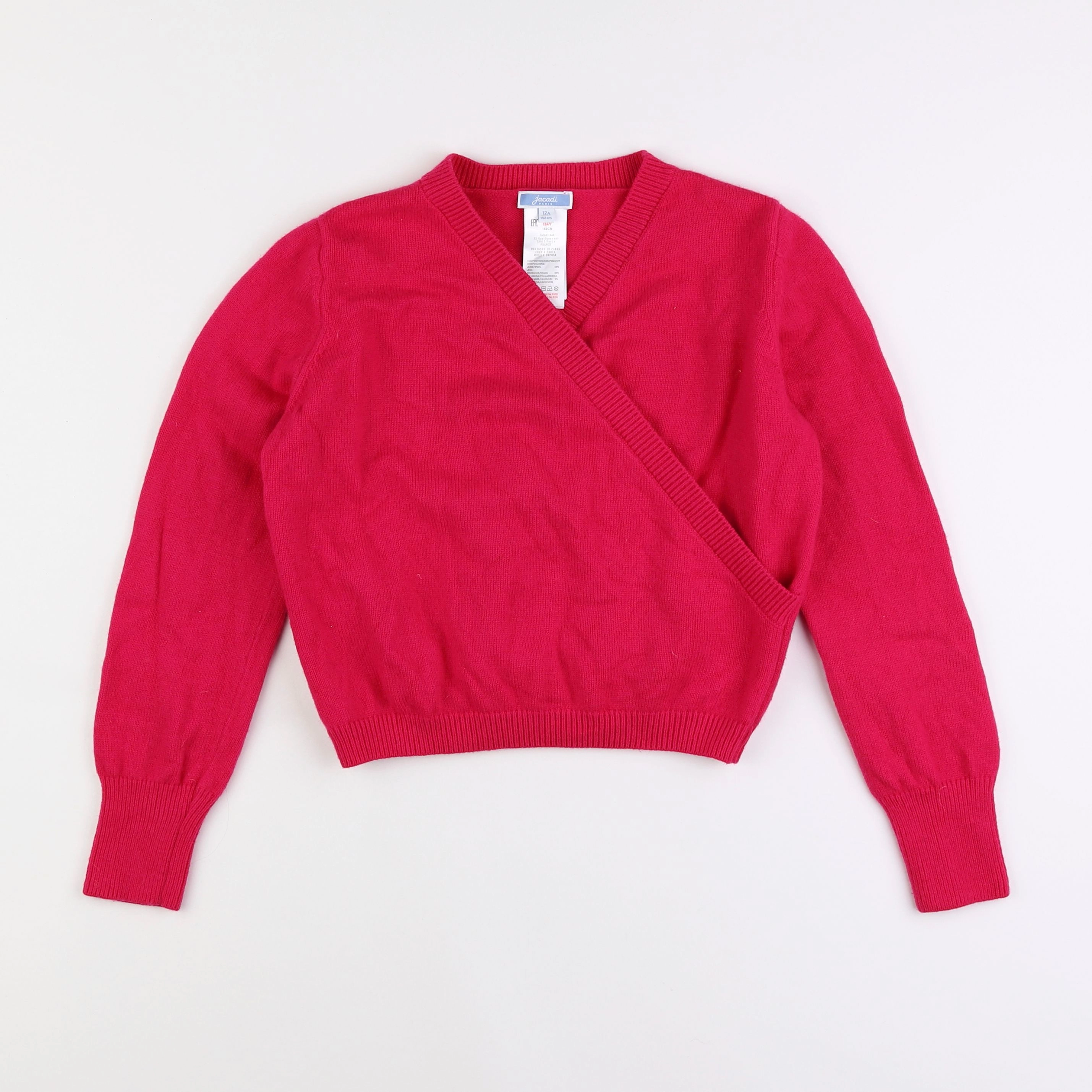 Jacadi - gilet rose - 12 ans