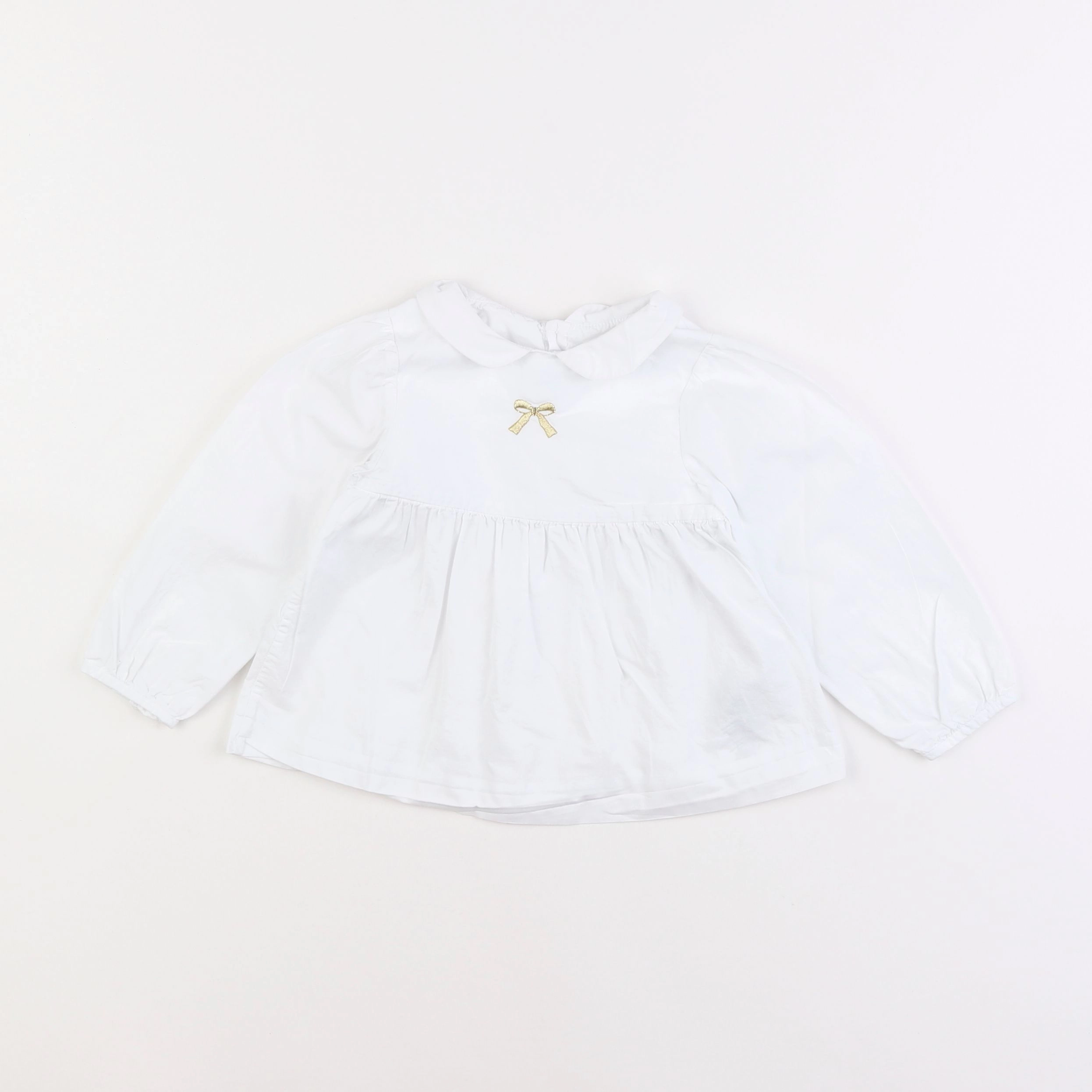 Jacadi - blouse blanc - 18 mois