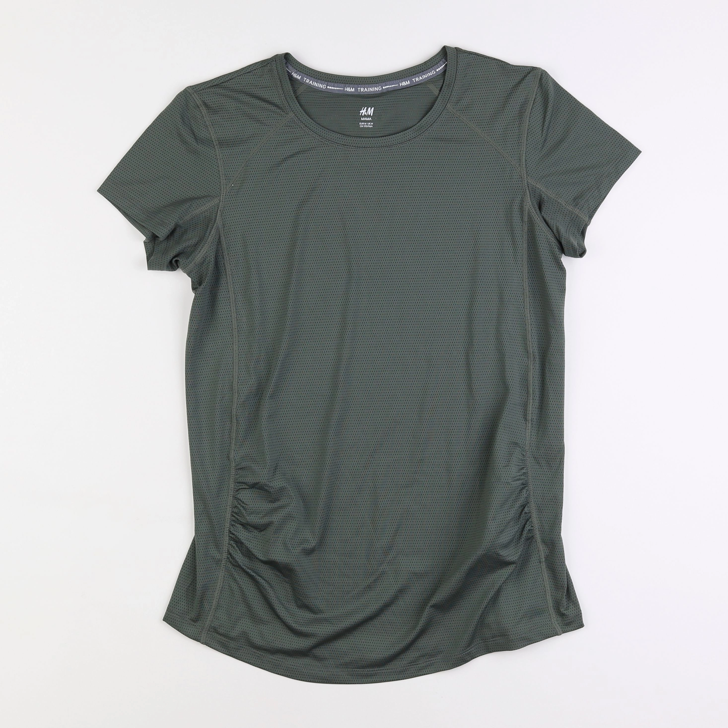 H&M - tee-shirt grossesse vert - 40 à 42