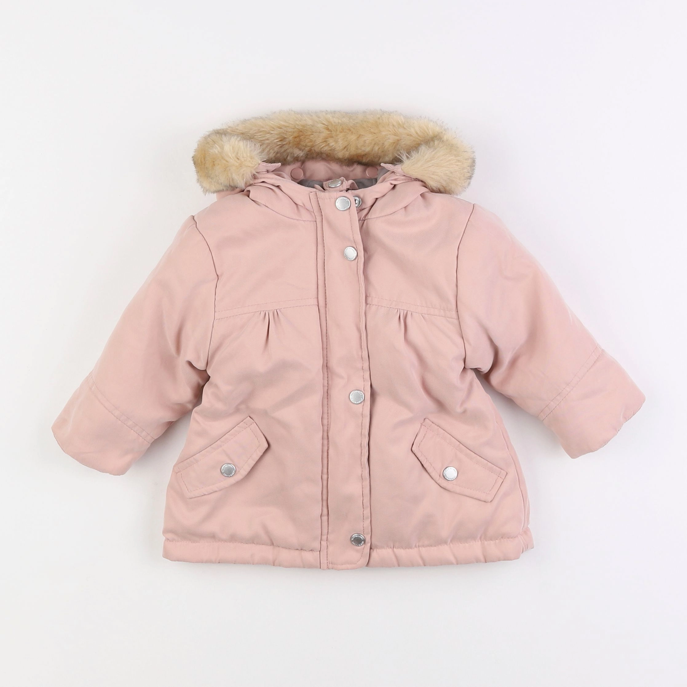 Vertbaudet - parka rose - 6 mois