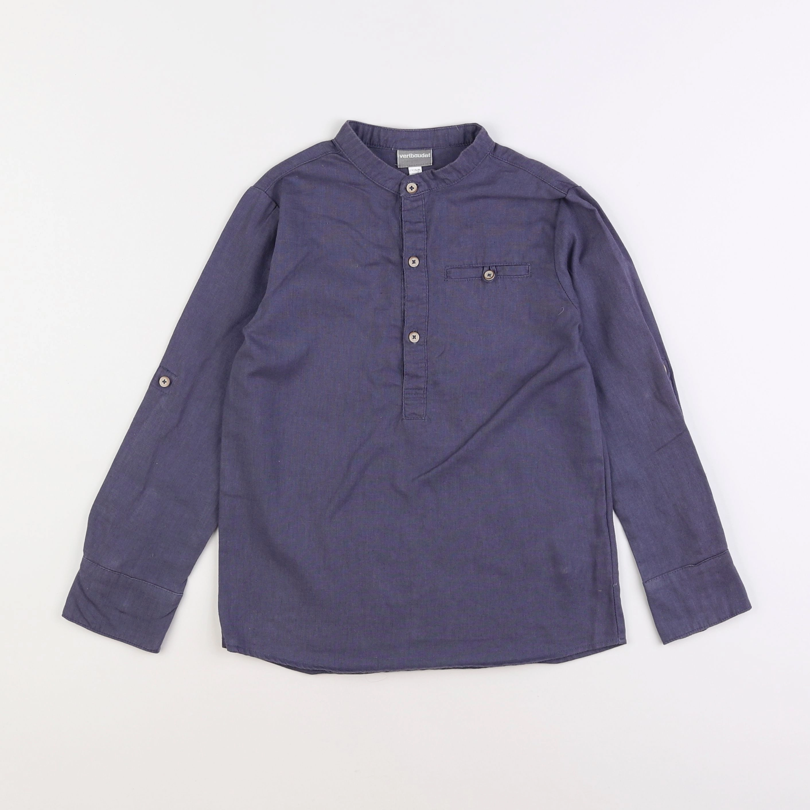 Vertbaudet - chemise bleu - 8 ans