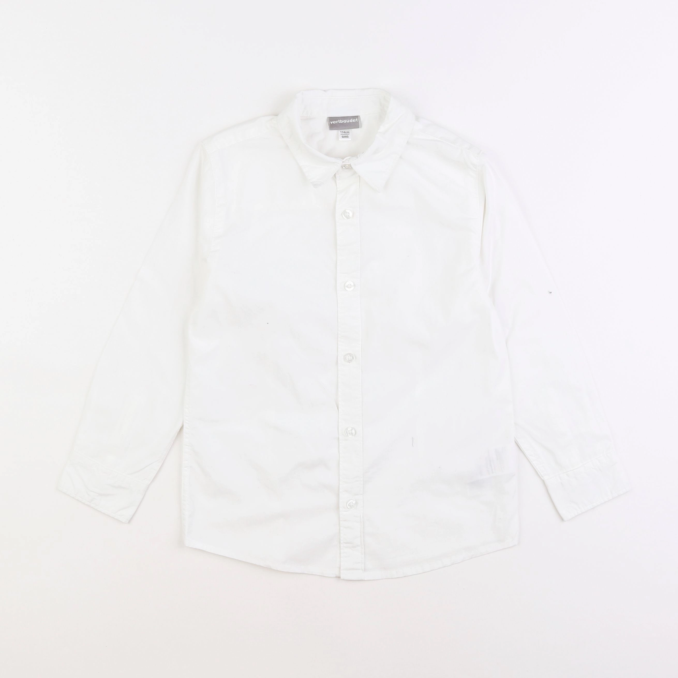 Vertbaudet - chemise blanc - 6 ans