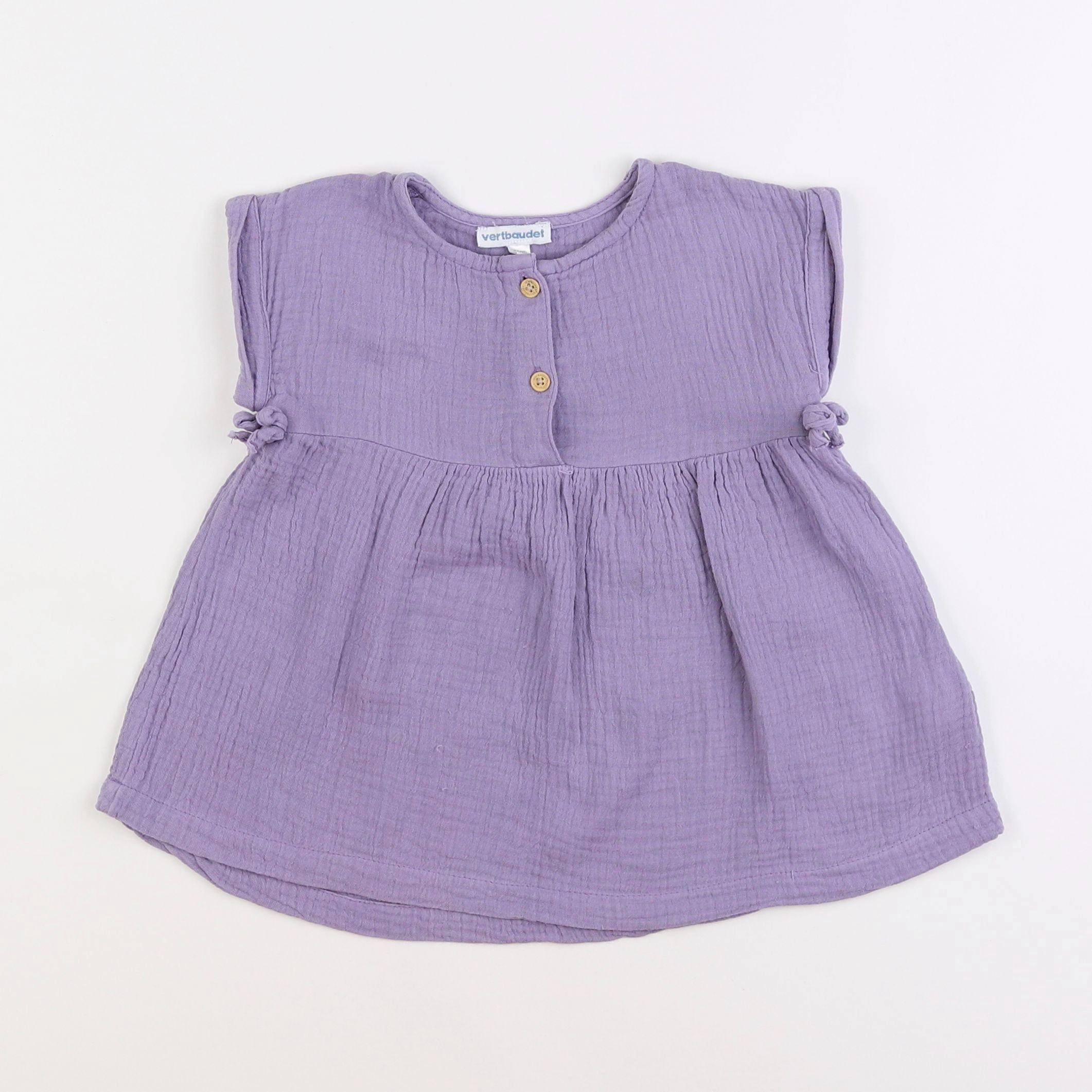 Vertbaudet - robe violet - 12 mois