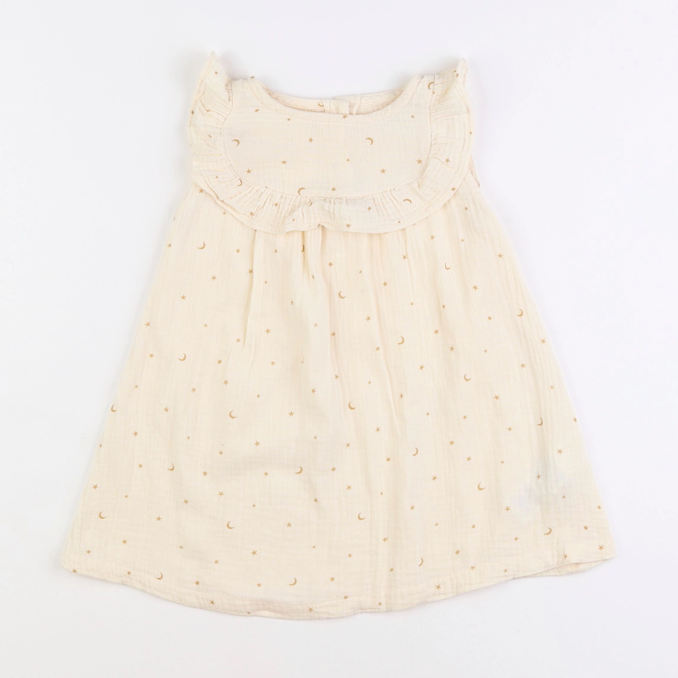 Vertbaudet - robe beige - 3 ans