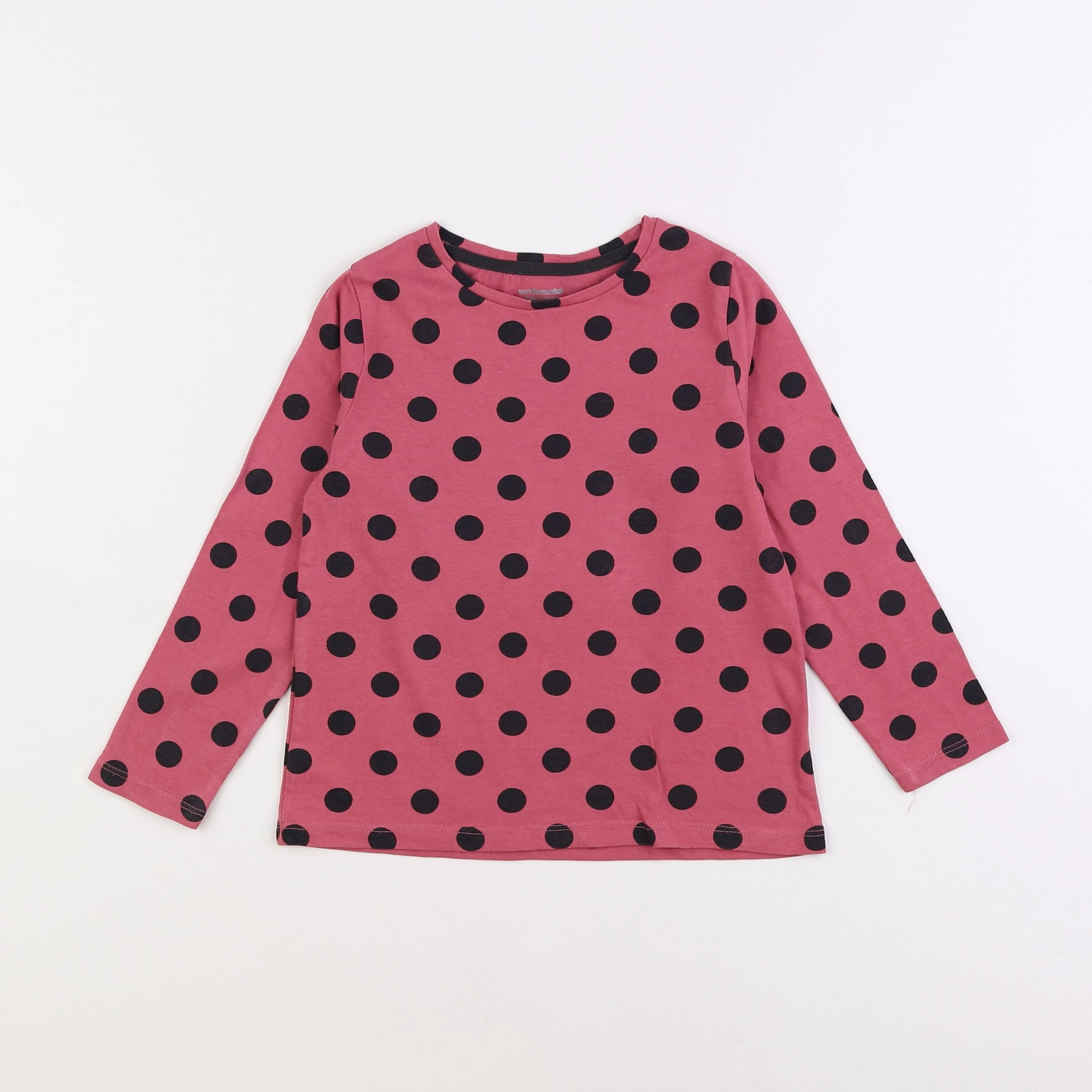 Vertbaudet - tee-shirt rose - 6 ans