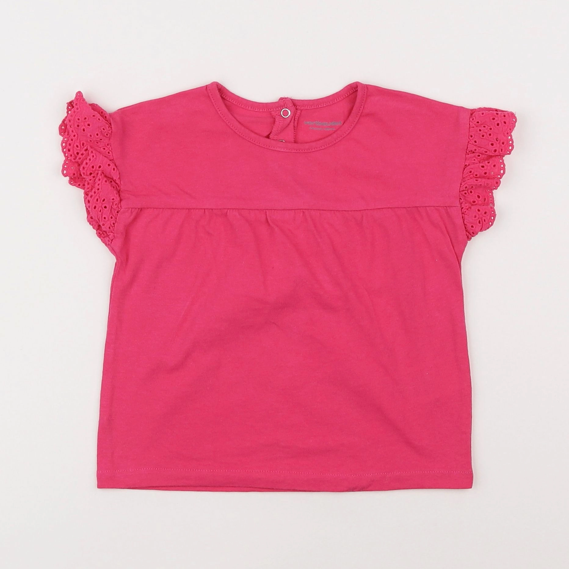 Vertbaudet - tee-shirt rose - 2 ans