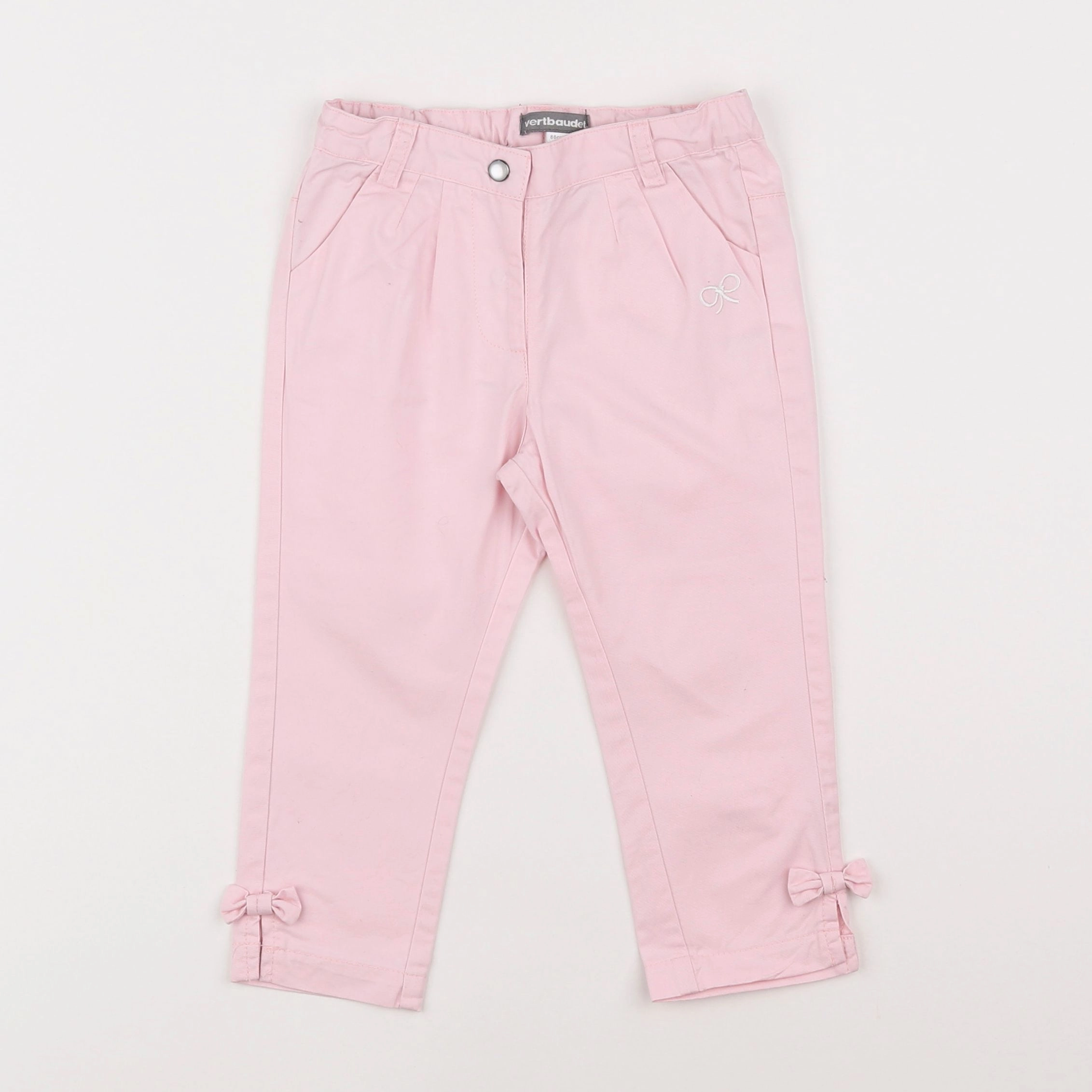 Vertbaudet - pantalon rose - 2 ans