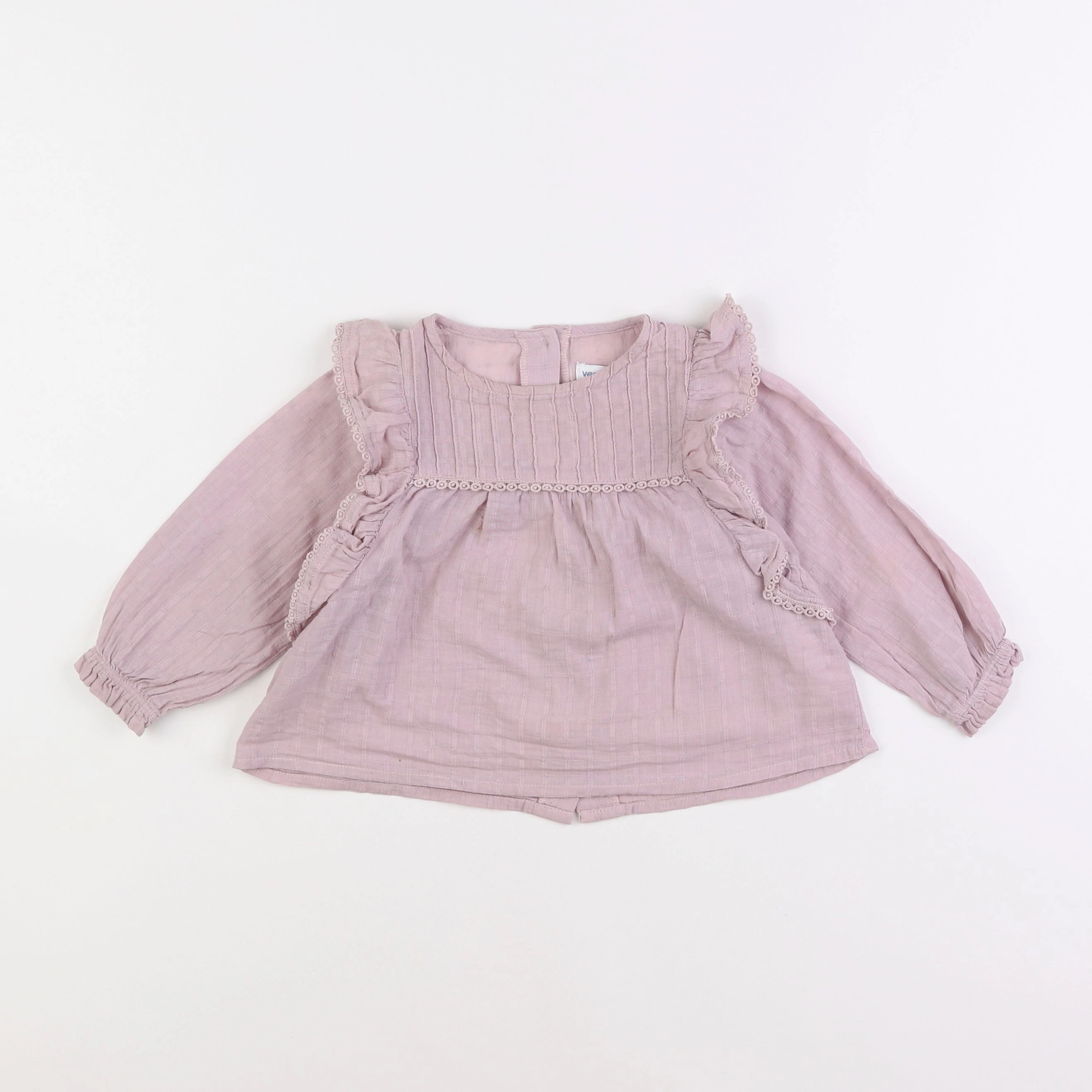 Vertbaudet - blouse rose - 18 mois