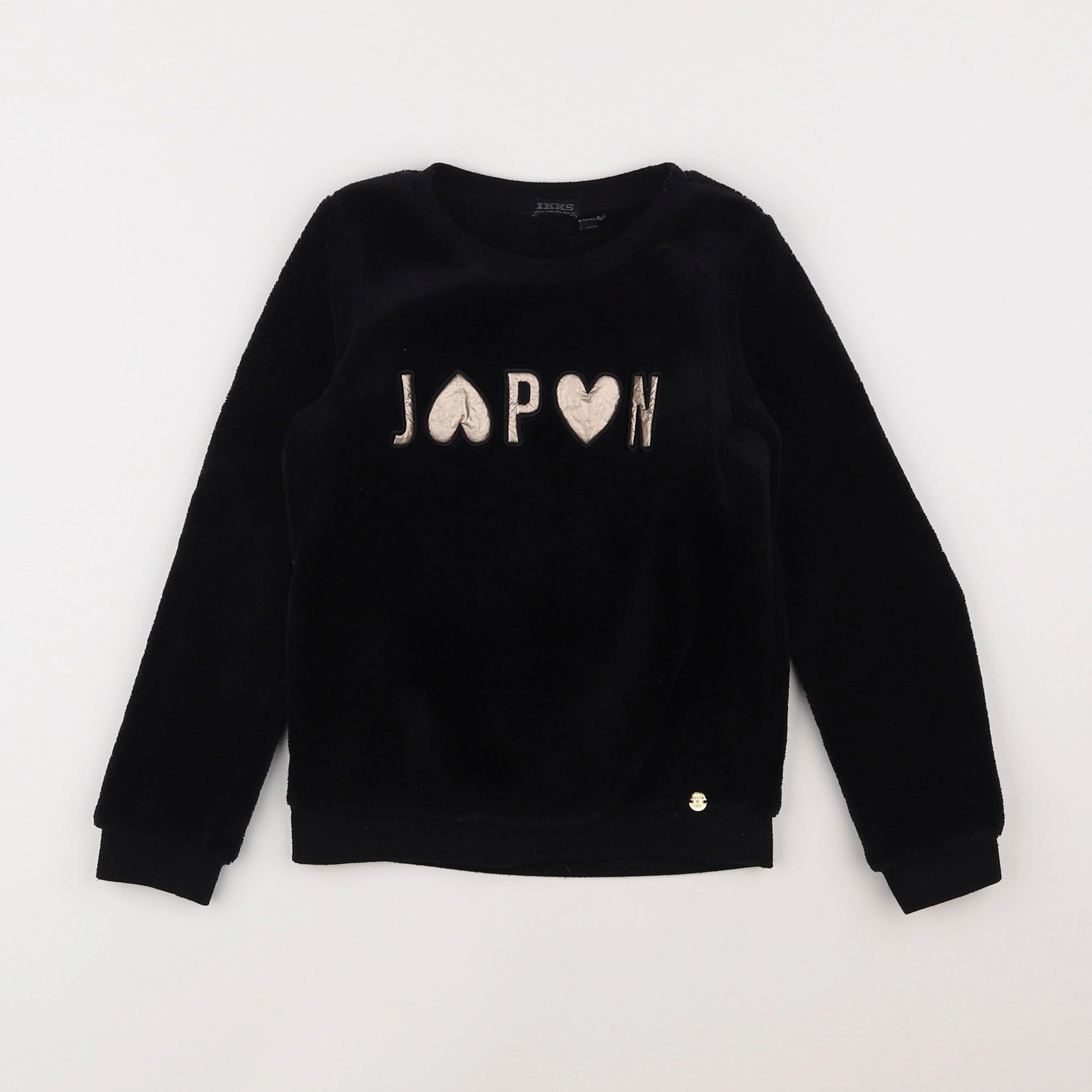 IKKS - pull noir - 8 ans