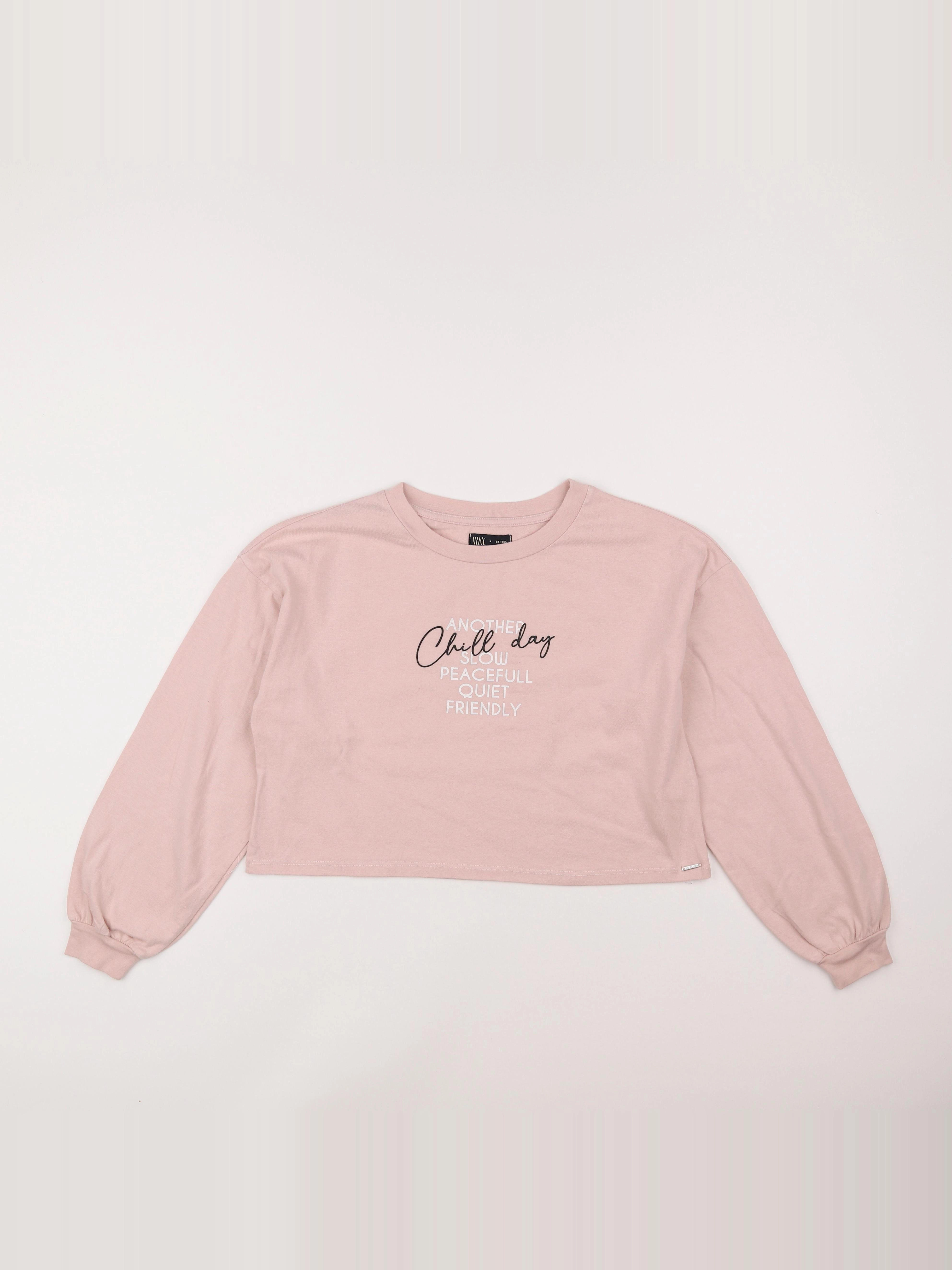 IKKS - tee-shirt rose - 14 ans