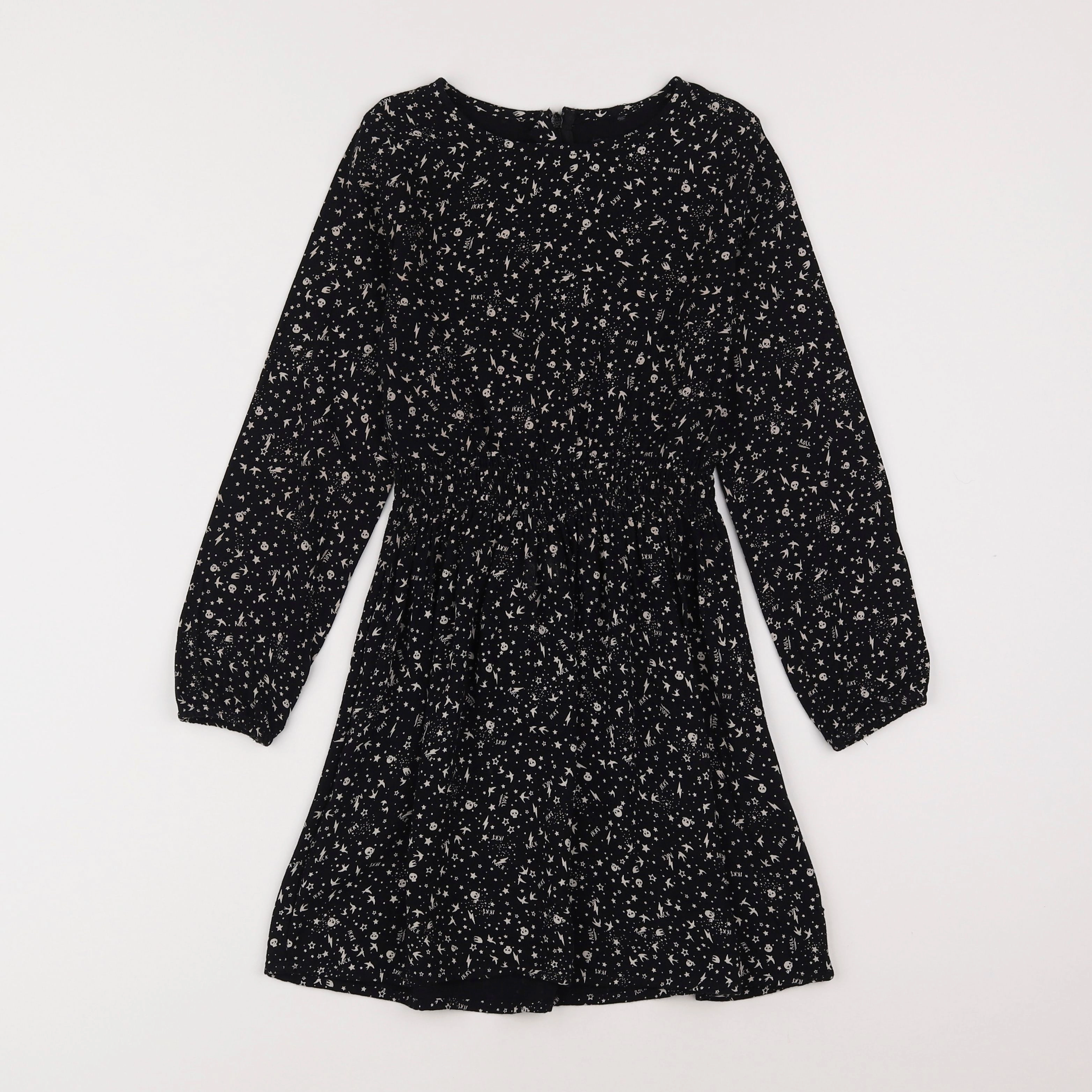 IKKS - robe noir - 8 ans