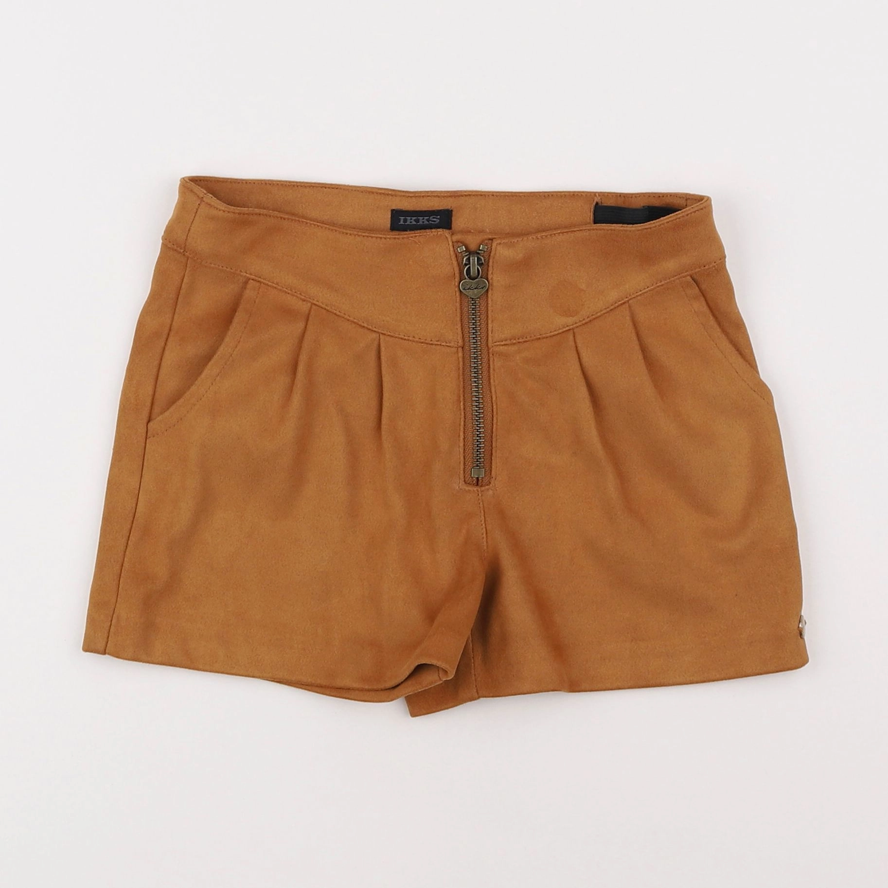 IKKS - short marron - 8 ans