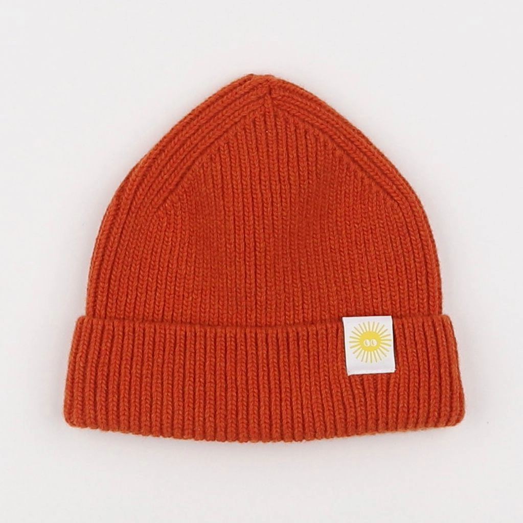 Thinking Mu  - bonnet orange - 4/12 ans