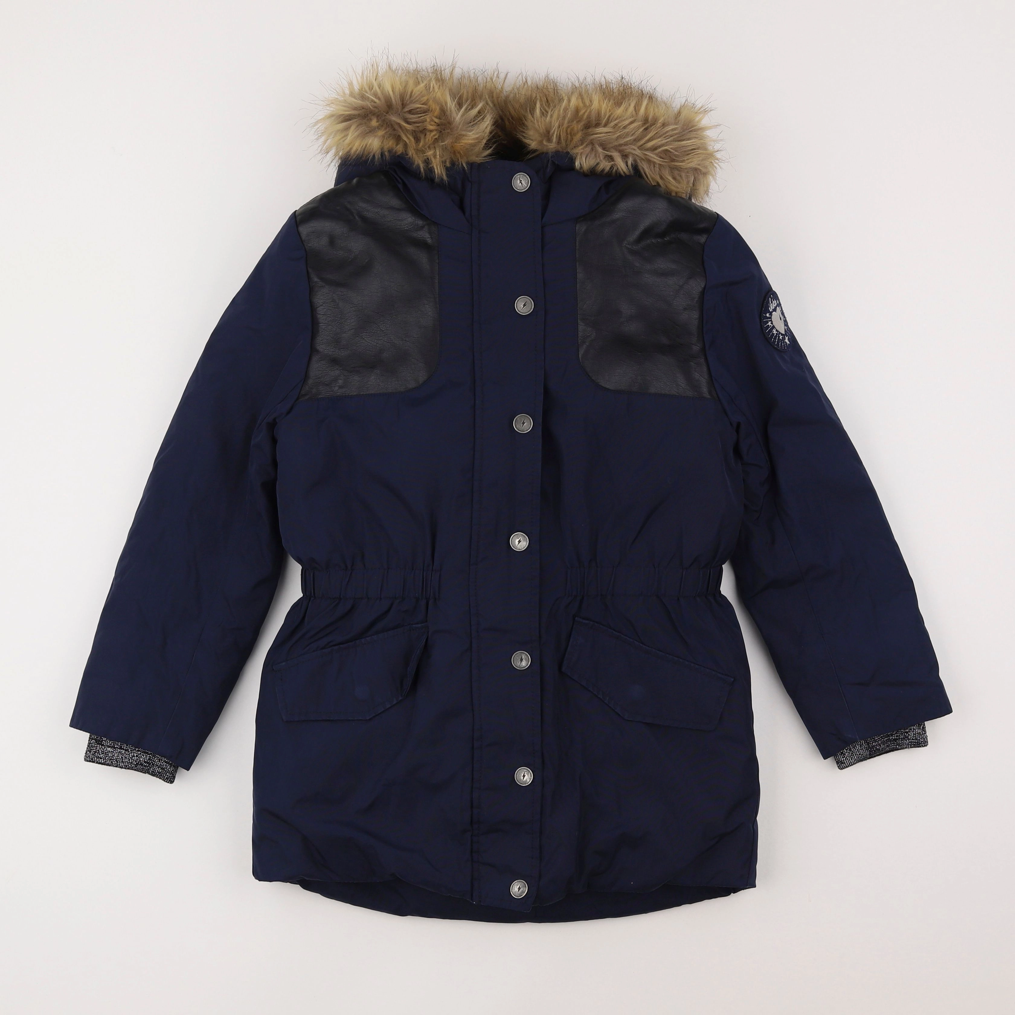 IKKS - parka bleu - 8 ans