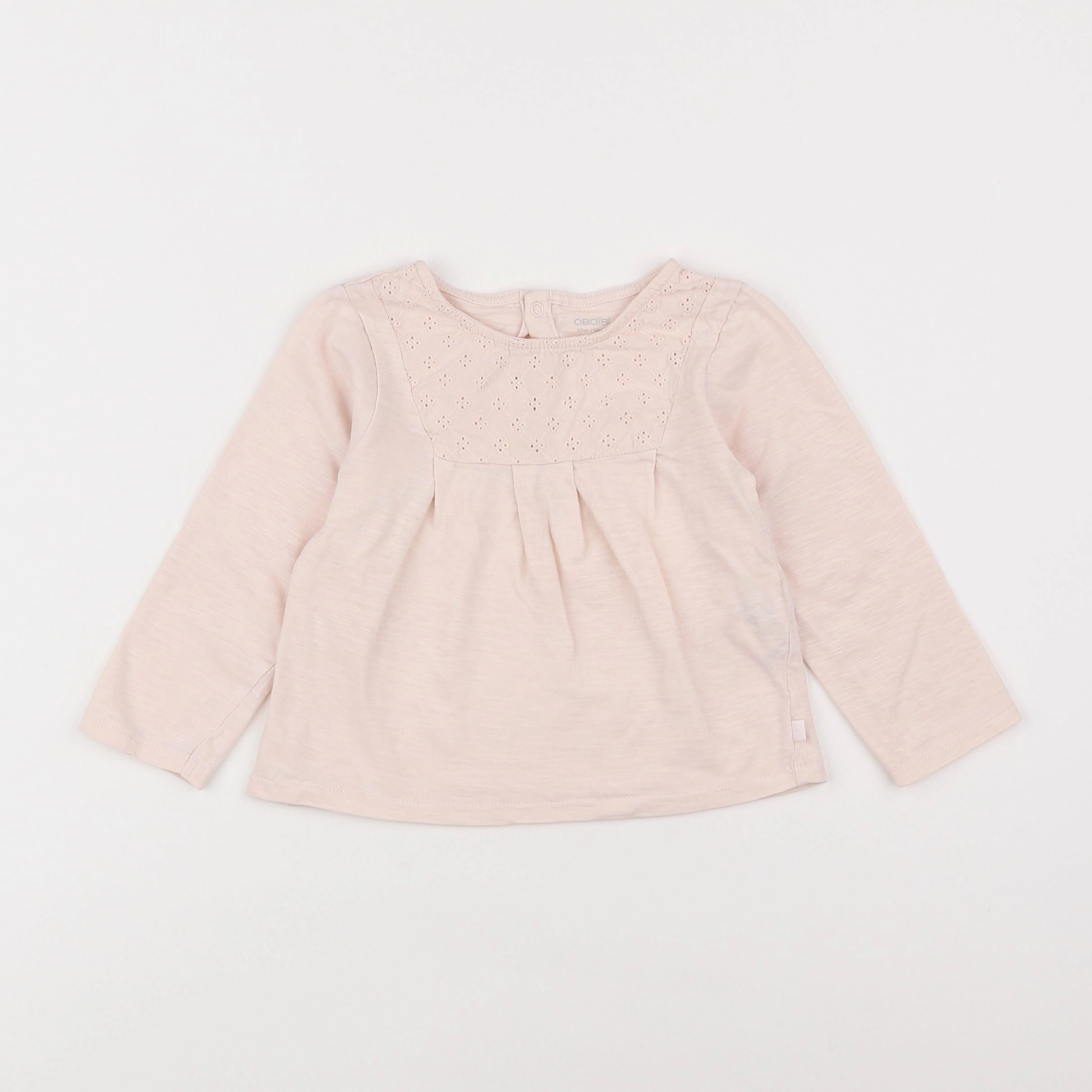 Okaidi - tee-shirt beige - 2 ans