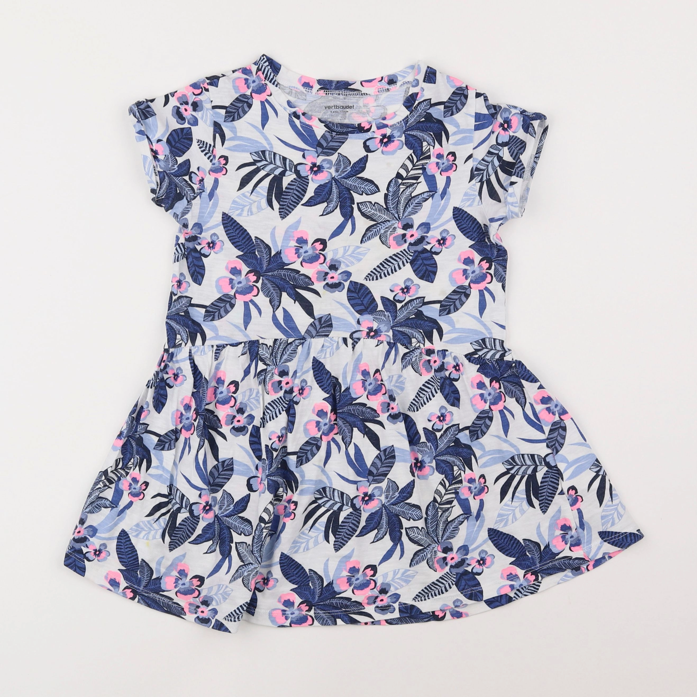 Vertbaudet - robe multicolore - 5 ans