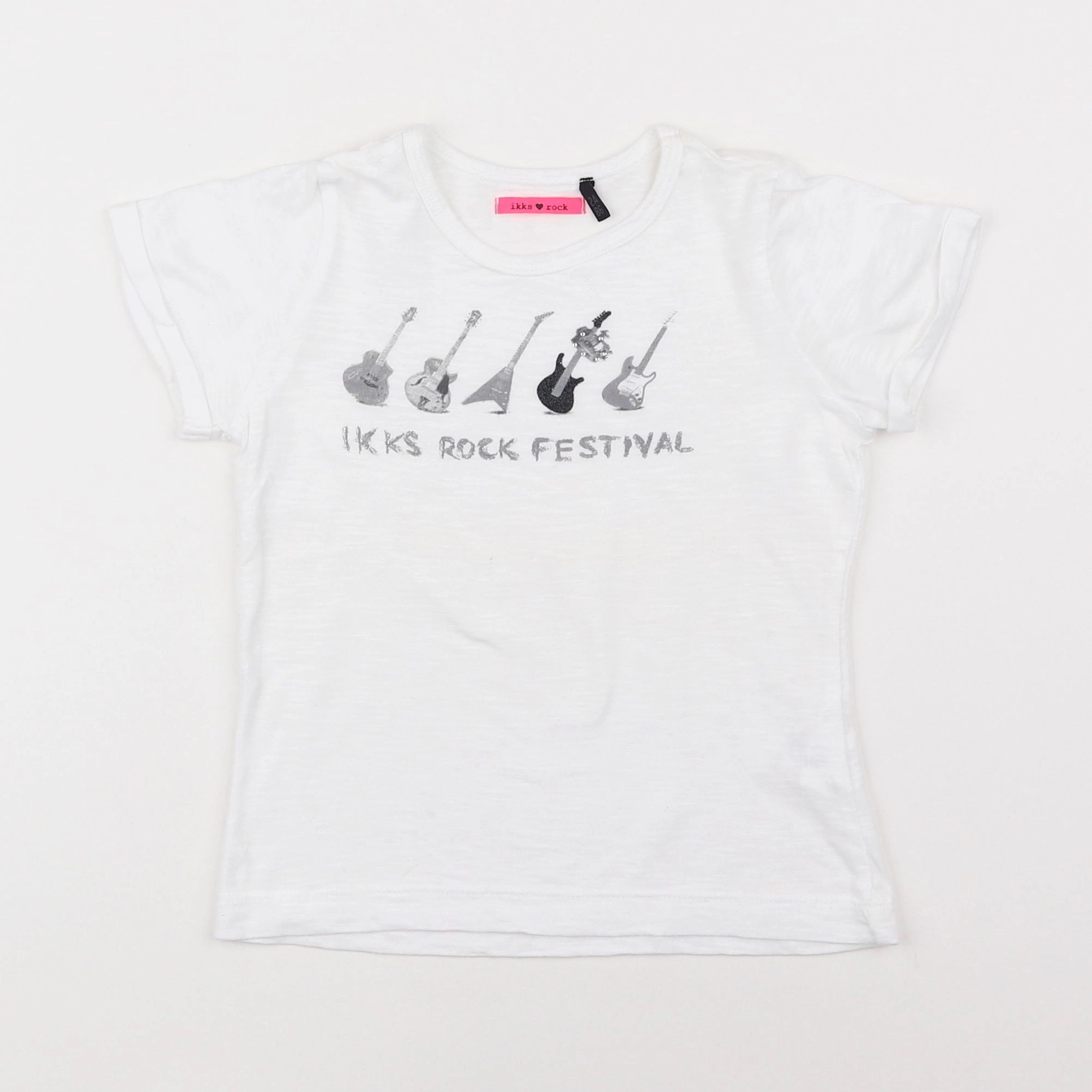 IKKS - tee-shirt blanc - 2 ans