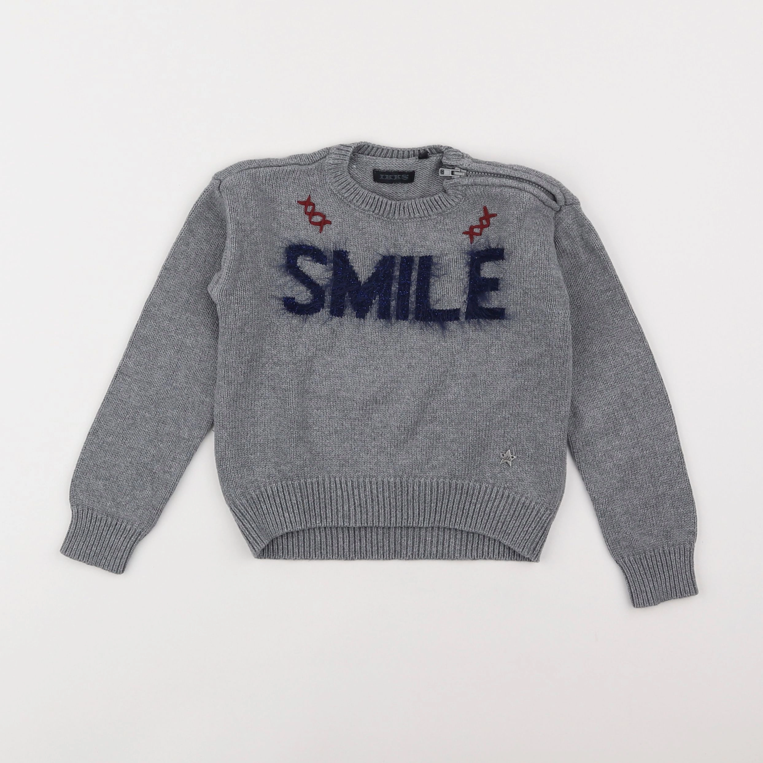 IKKS - pull gris - 4 ans