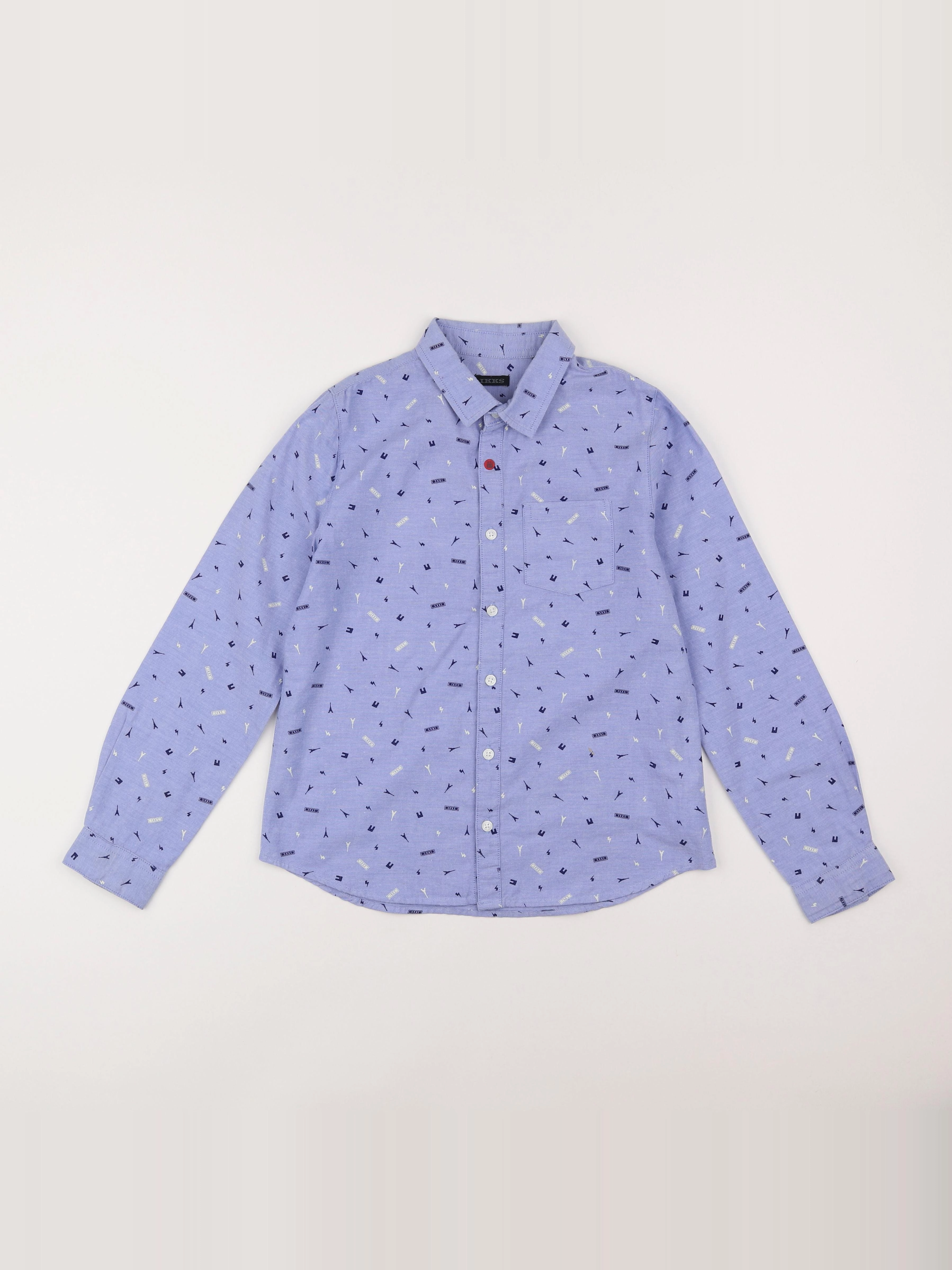 IKKS - chemise bleu - 10 ans