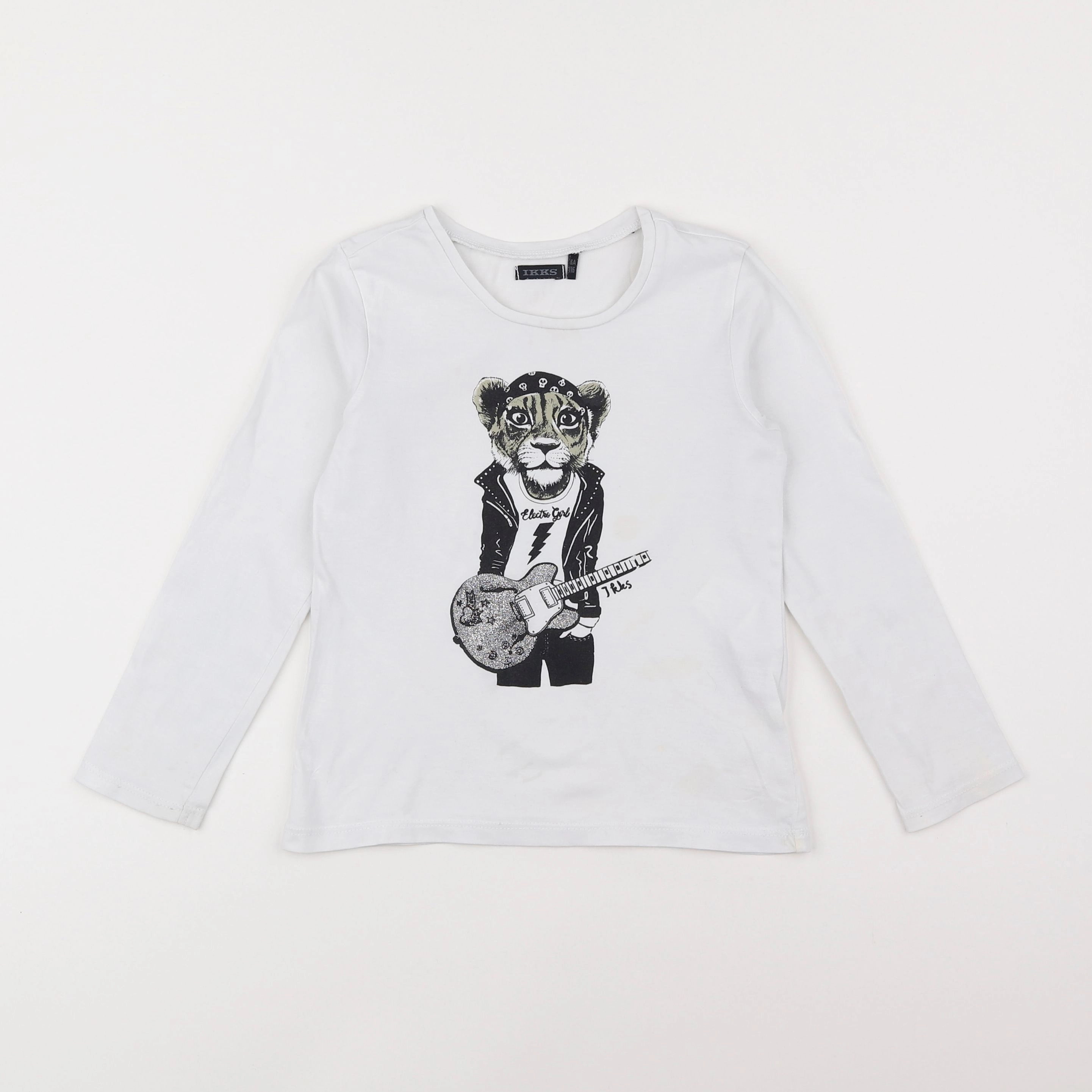 IKKS - tee-shirt blanc - 6 ans