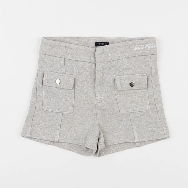 IKKS - short argent - 7 ans